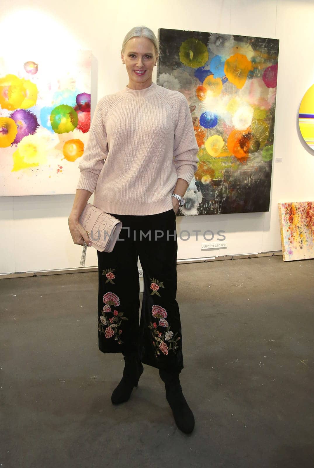 Petra van Bremen in Zara Outfit ,. Exhibition opening of the Affordable Art Fair 2017 in hall A1 in Hamburg on 15.11.2017