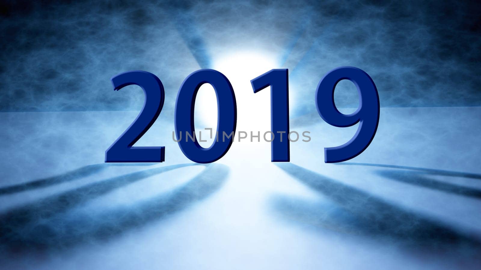 The Happy new year 2019 holiday background.2019 Happy New Year greeting card