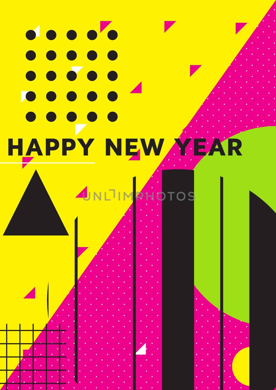 Colorful vector illustration of celebration for Happy new year 2018 season