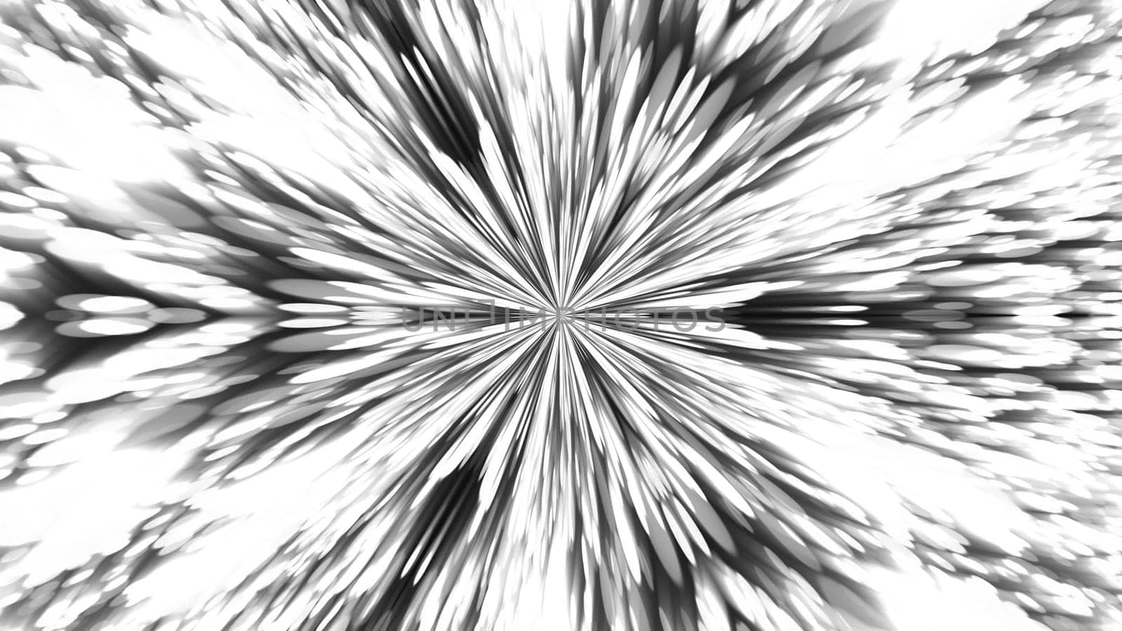 Abstract background with silver kaleidoscope. 3d rendering
