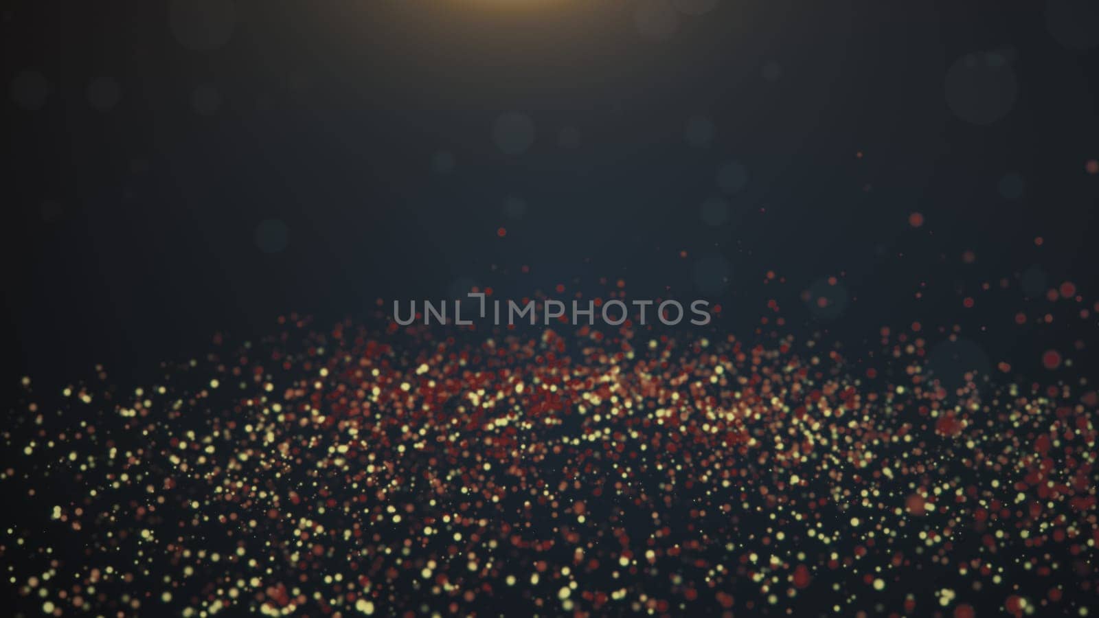 Vintage bokeh lights background. Abstract background. 3d rendering