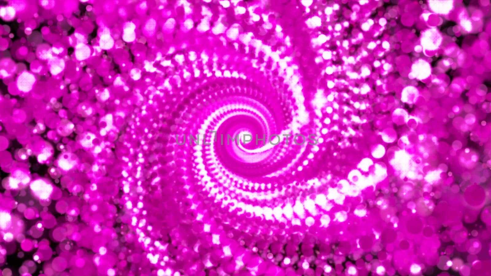 Abstract background with violet particles. 3d rendering