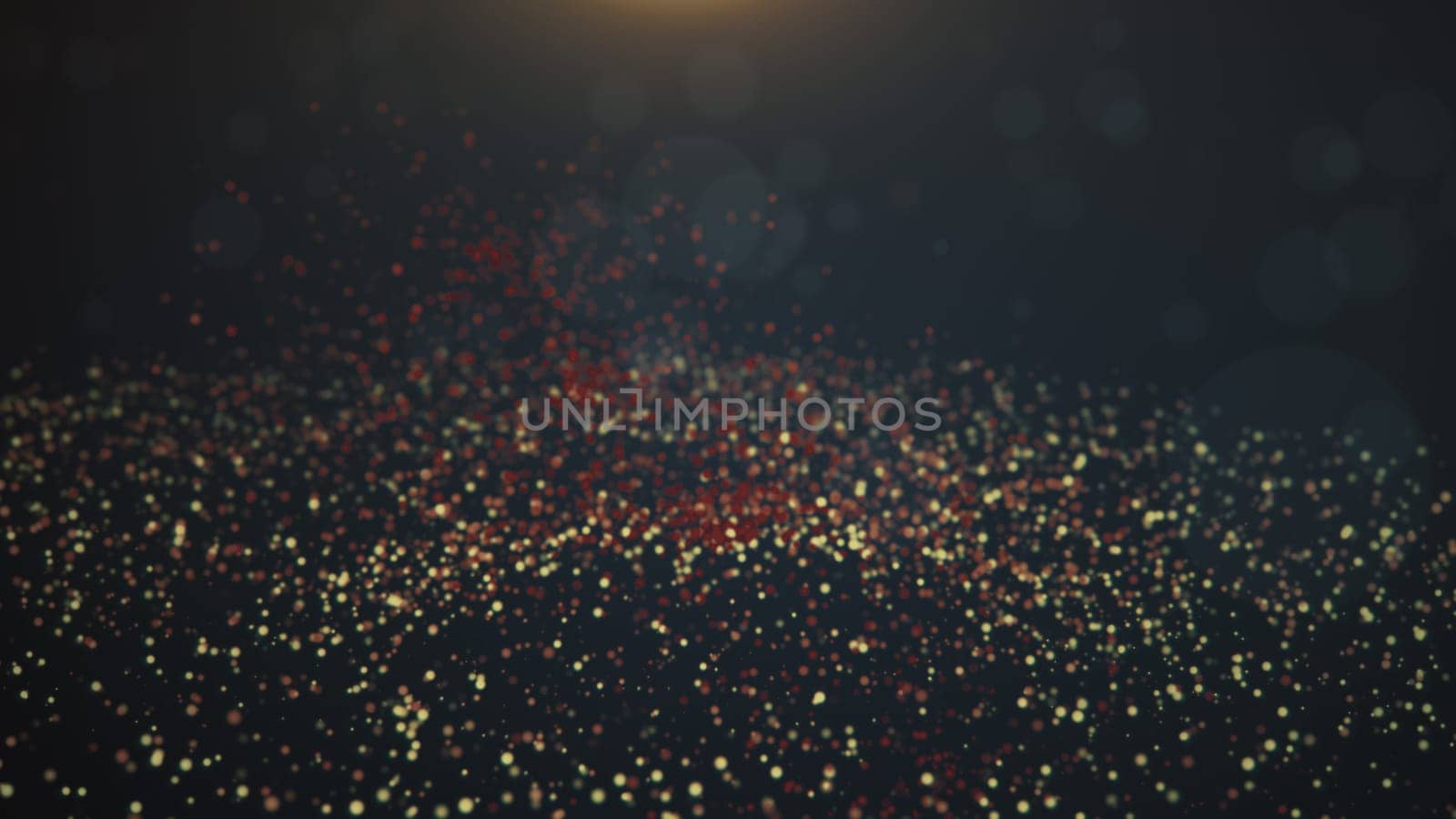 Vintage bokeh lights background. Abstract background. 3d rendering