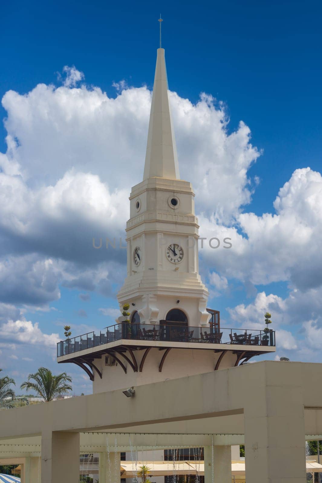 Clock Tower in Kemer near Antalya in Turkey