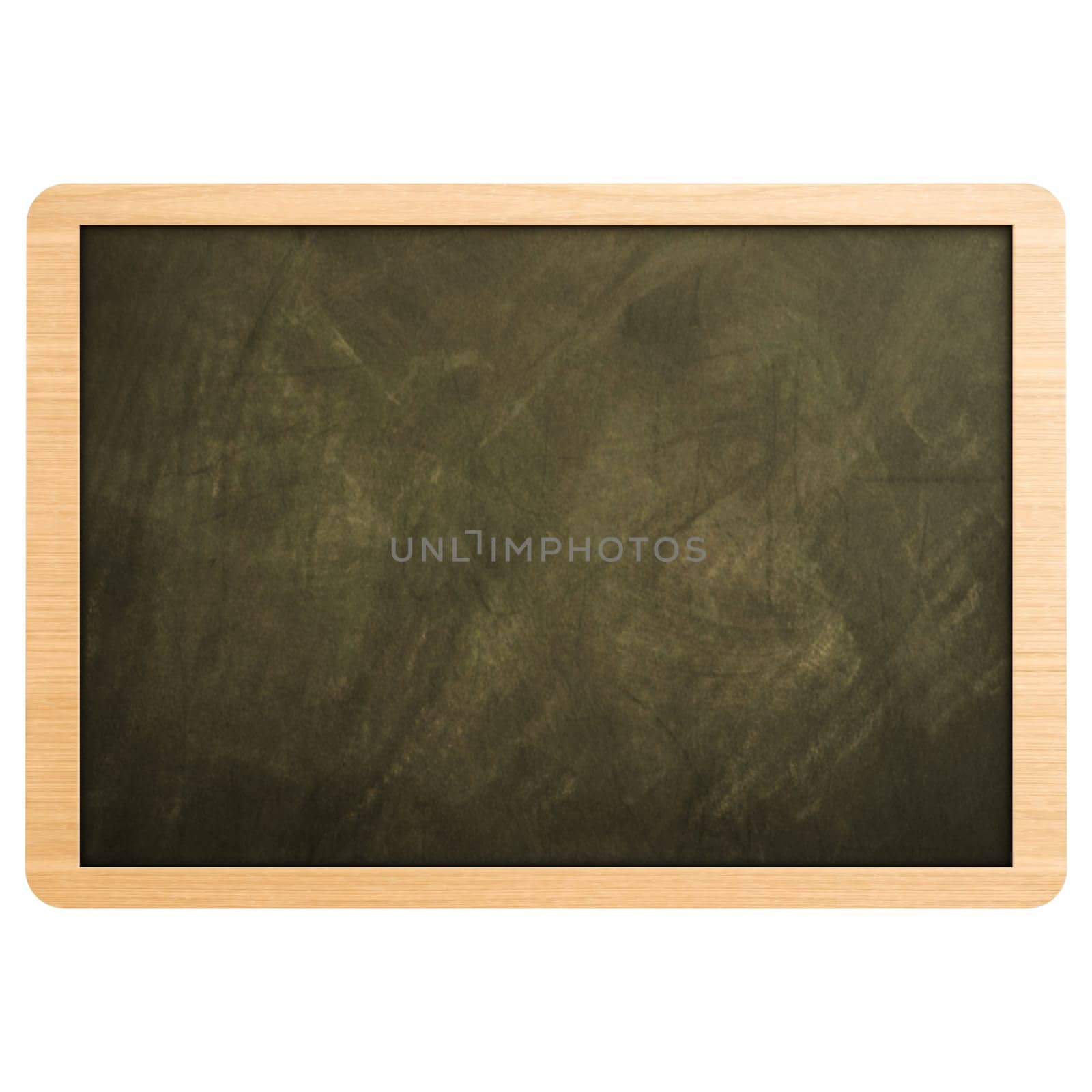 blackboard isolated on white background