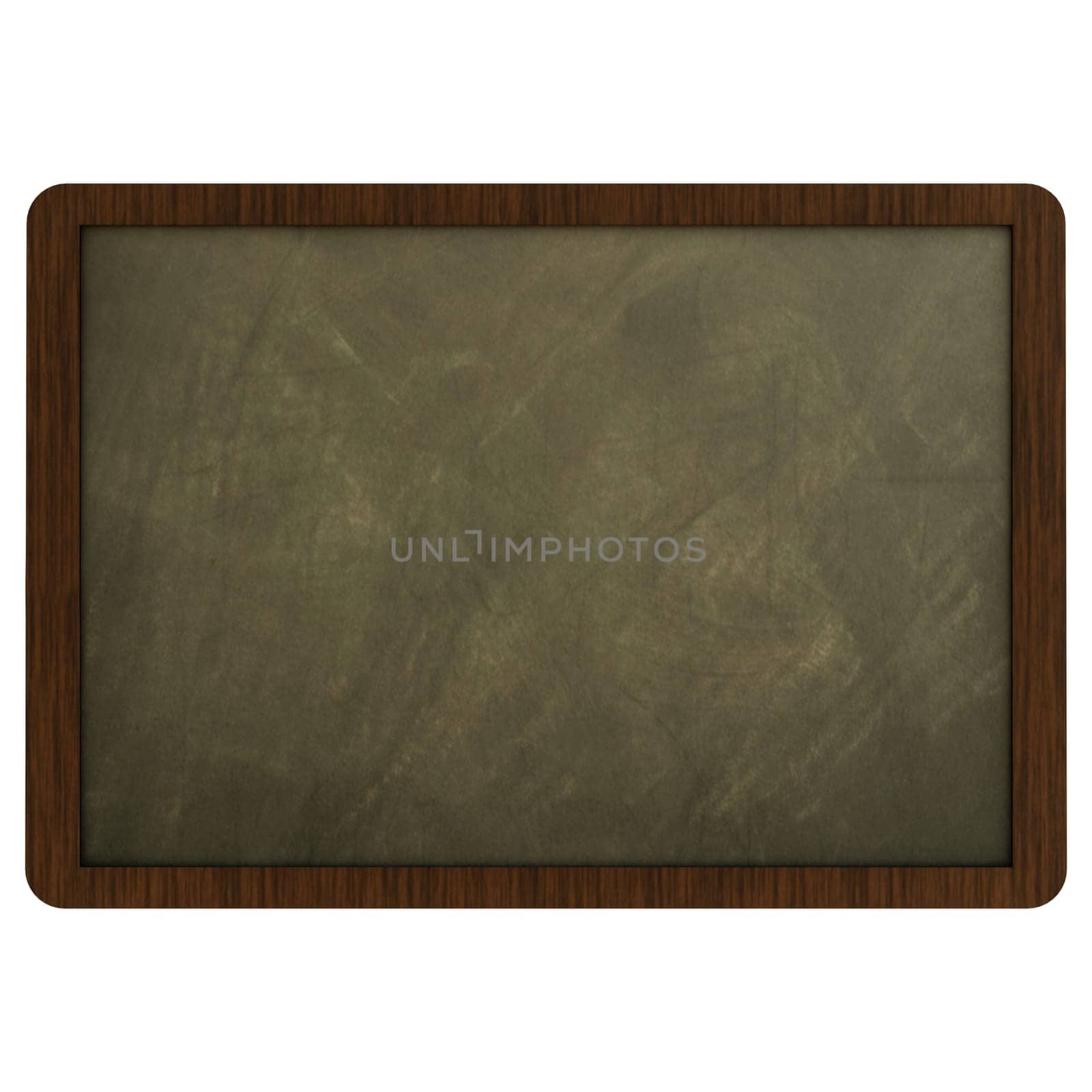 blackboard isolated on white background