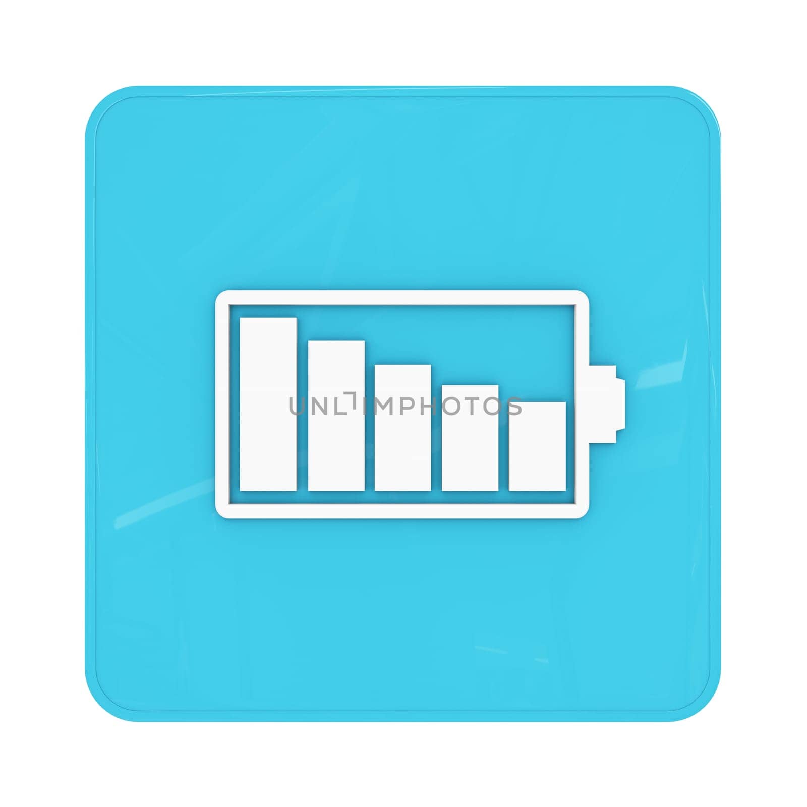 battery icon isolated on white background
