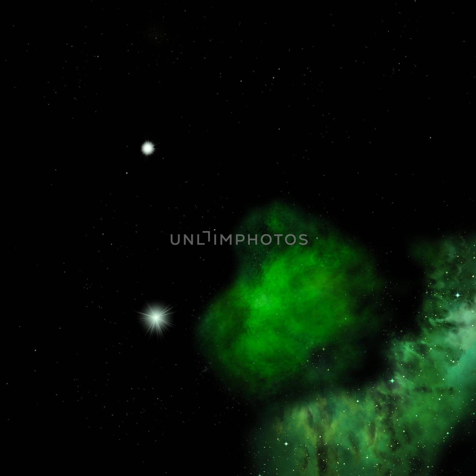 Star field in space a nebulae and a gas congestion. Elements of this image furnished by NASA . 3D rendering