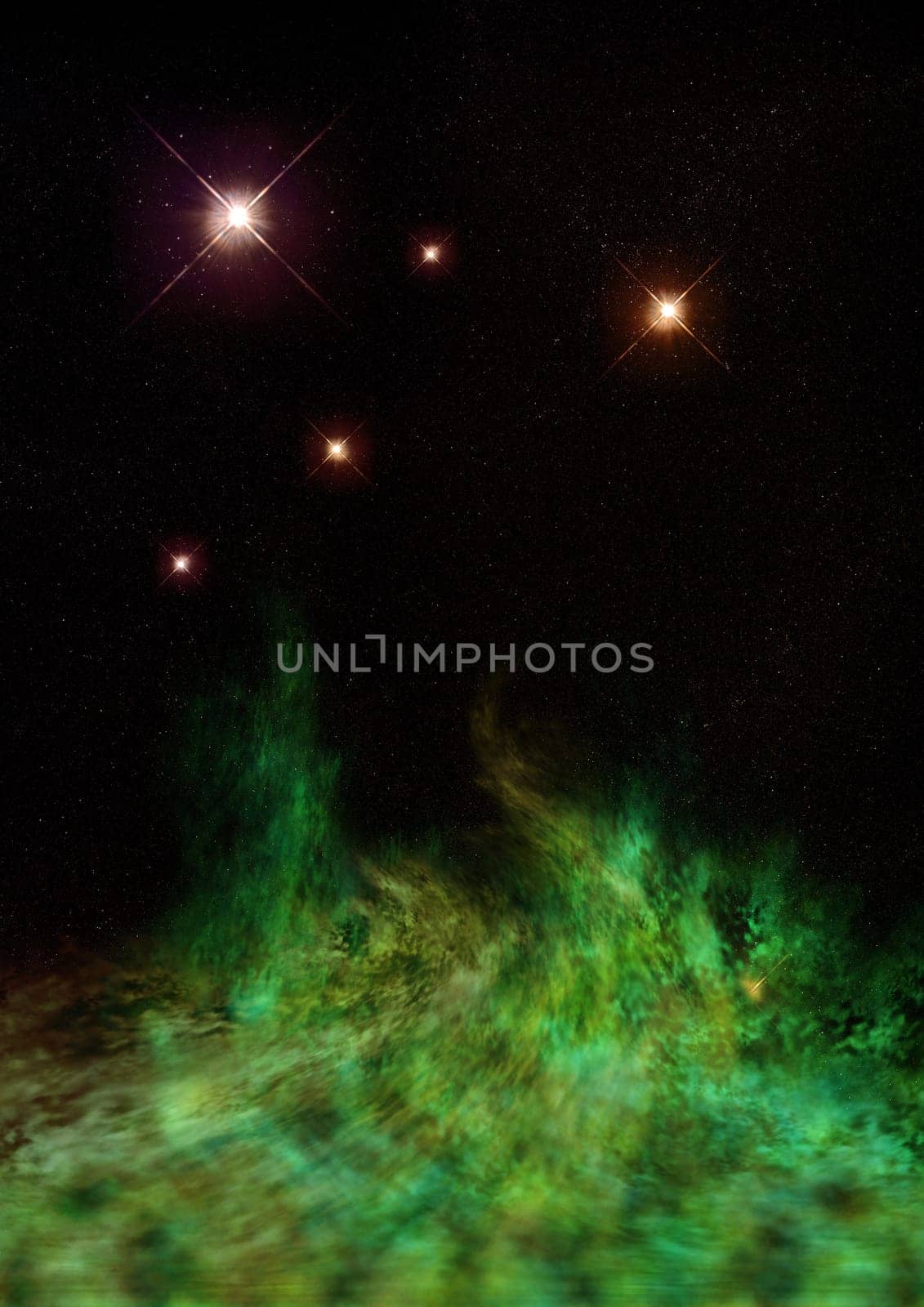 Small part of an infinite star field of space in the Universe. Elements of this image furnished by NASA .