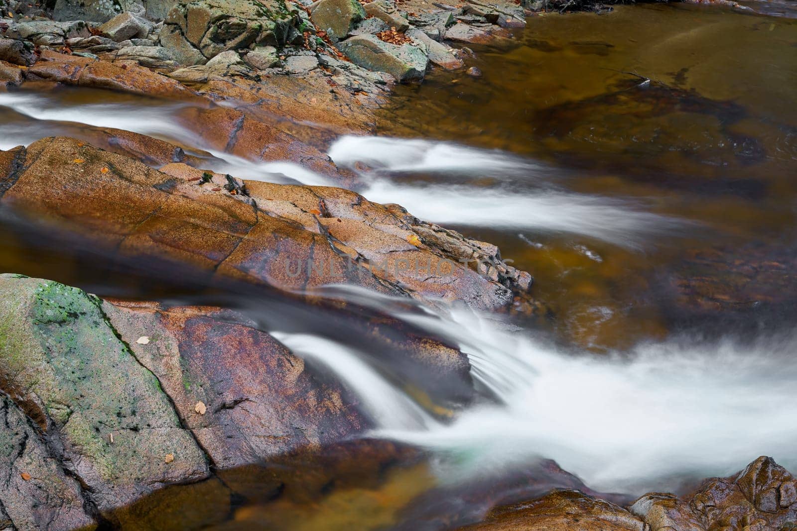 The river Ilse near Ilsenburg at the foot of the Brocken in the Harz National Park