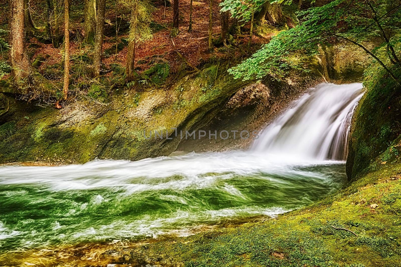Waterfall of Eistobel, Isny im Allgau, Bavaria, Germany