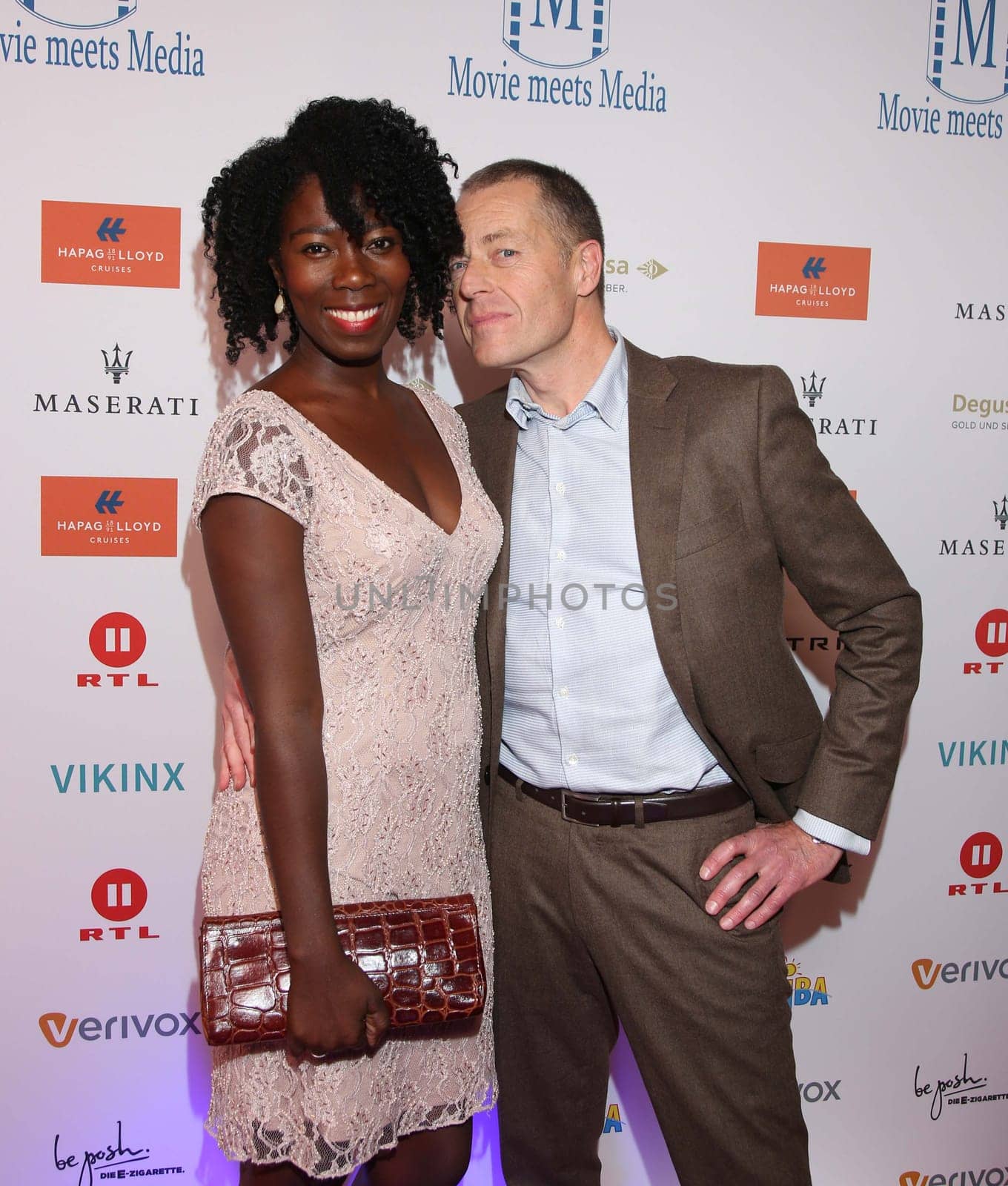 Oliver Sauer und Dayana ,.Movie Meets Media 2017 im Hotel Atlantic Hamburg