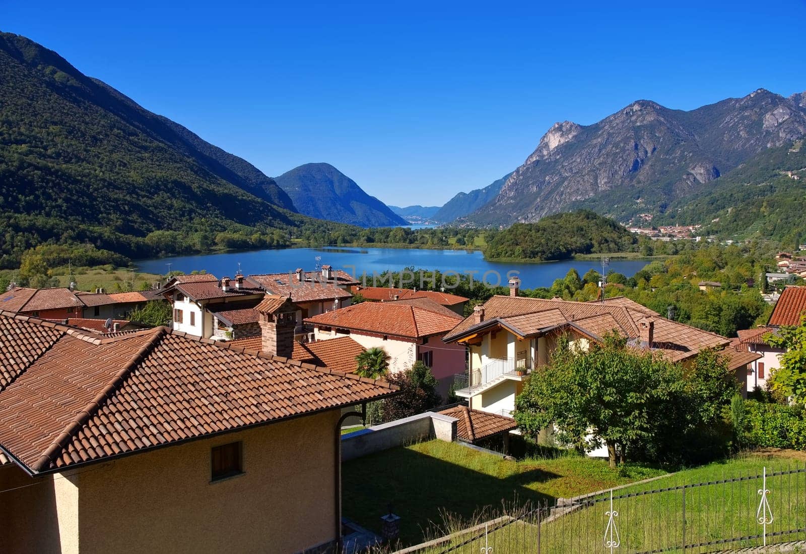 Lago di Piano und Luganersee,Italien - Lago di Piano and Lake Lugano,Italy