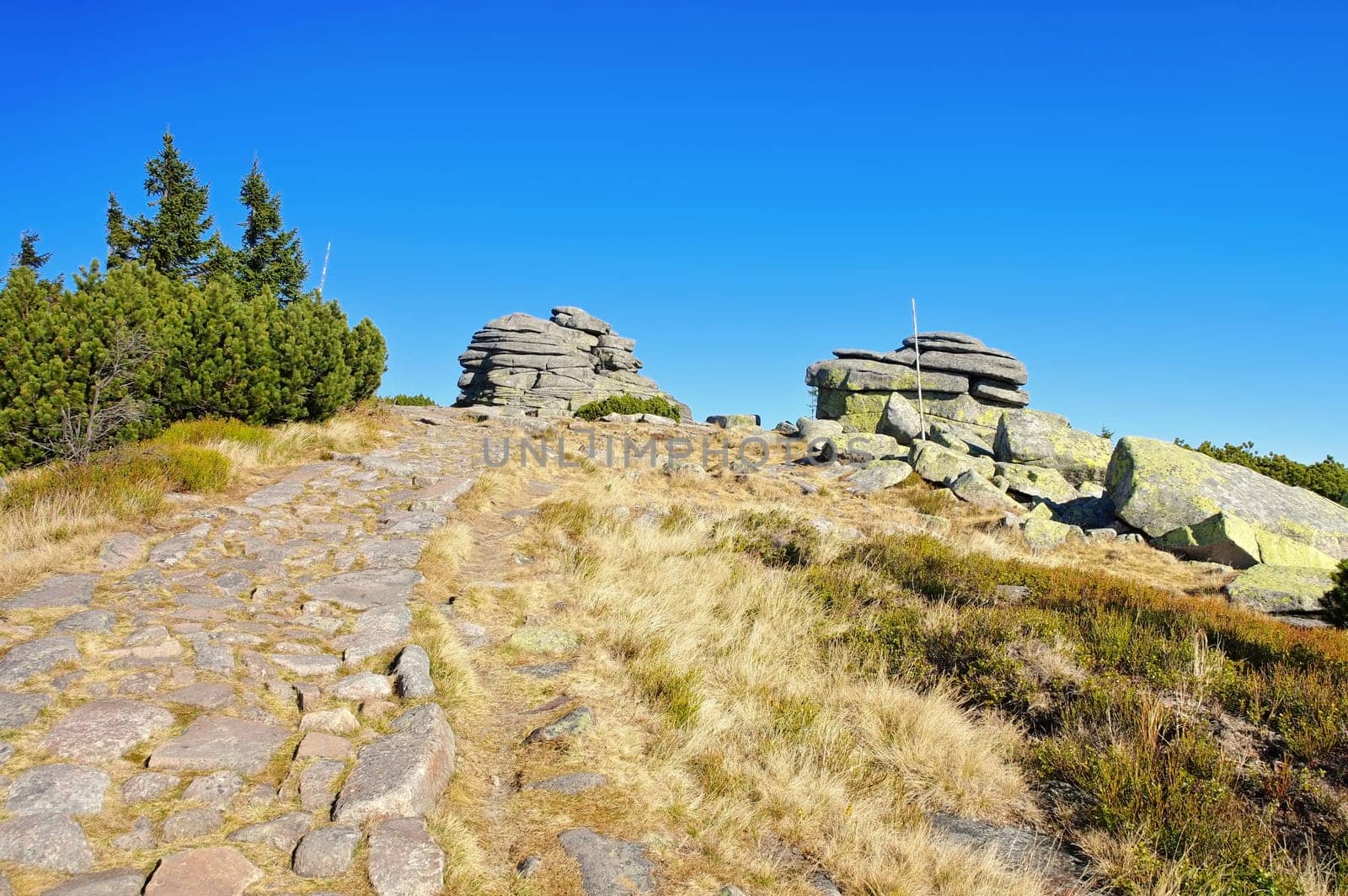 Mädelsteine im Riesengebirge - Maiden Rocks in Giant Mountains in Bohemia