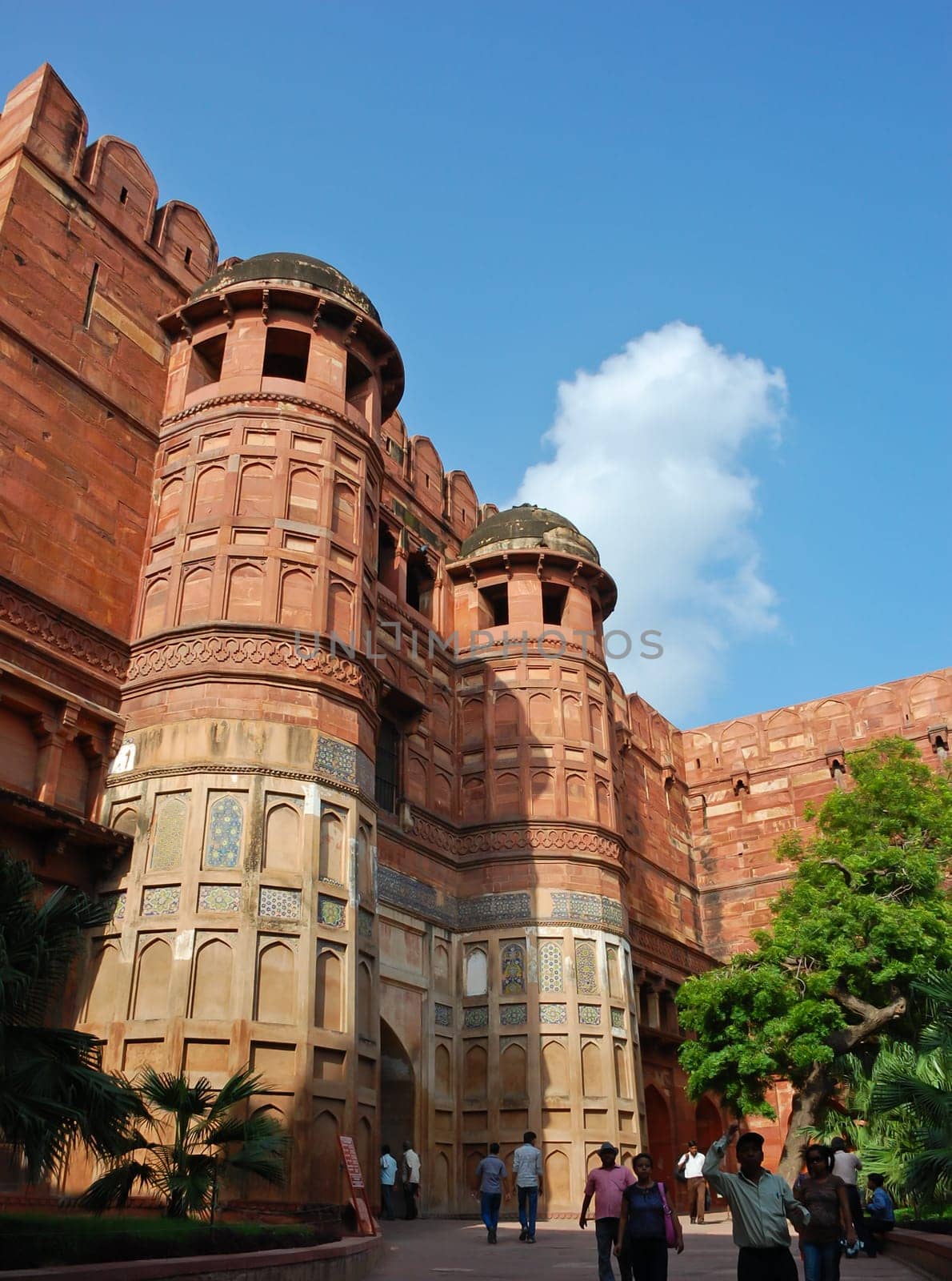 Agra fort in India. Photo taken on September 20, 2011
