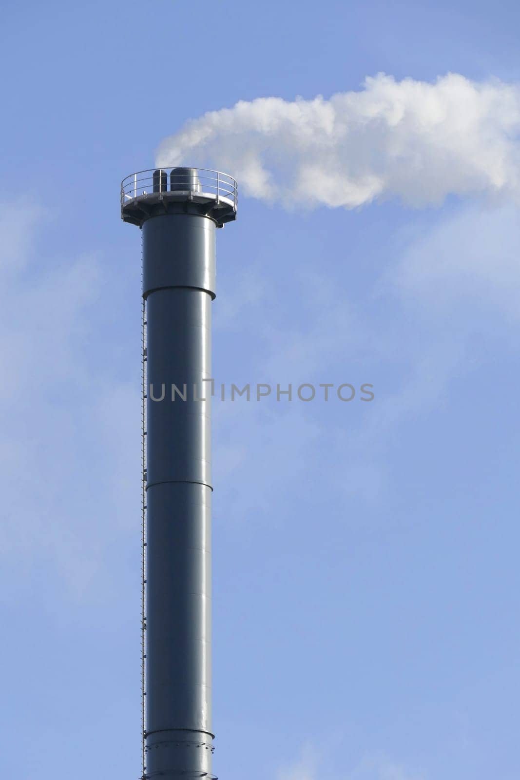 Fireplace of an industrial plant