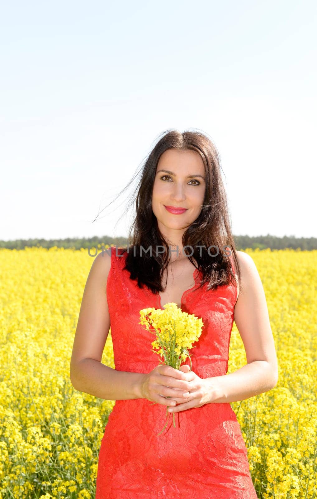 happy young woman