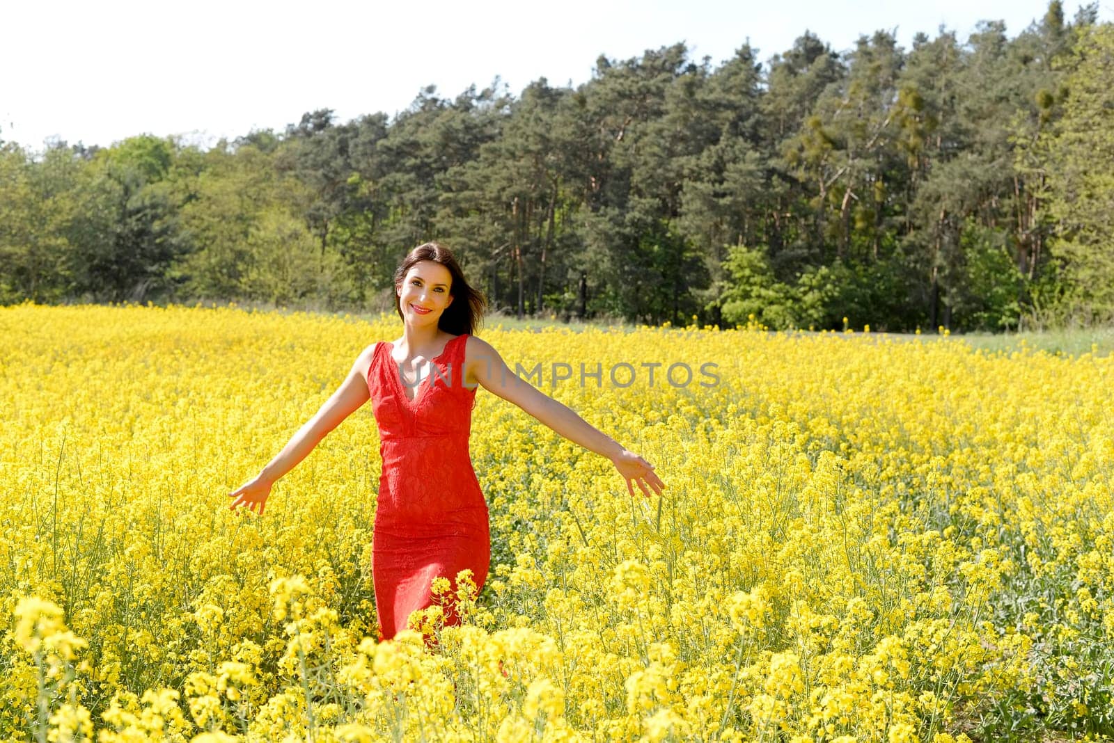 happy young woman