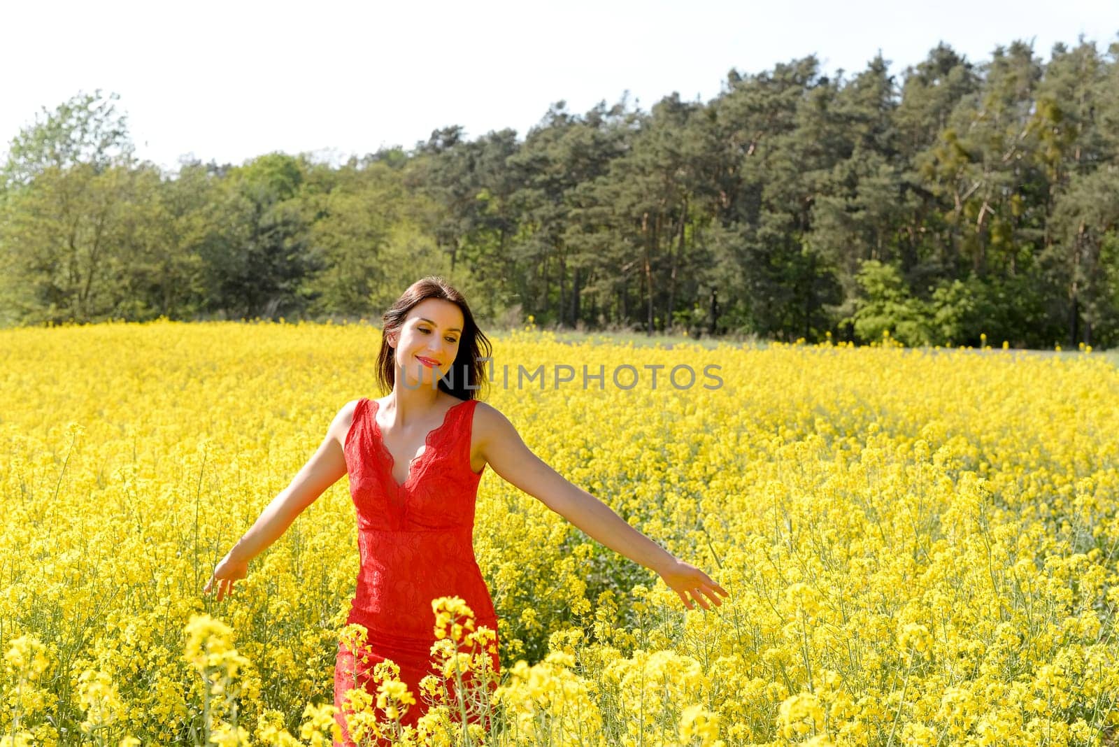 happy young woman