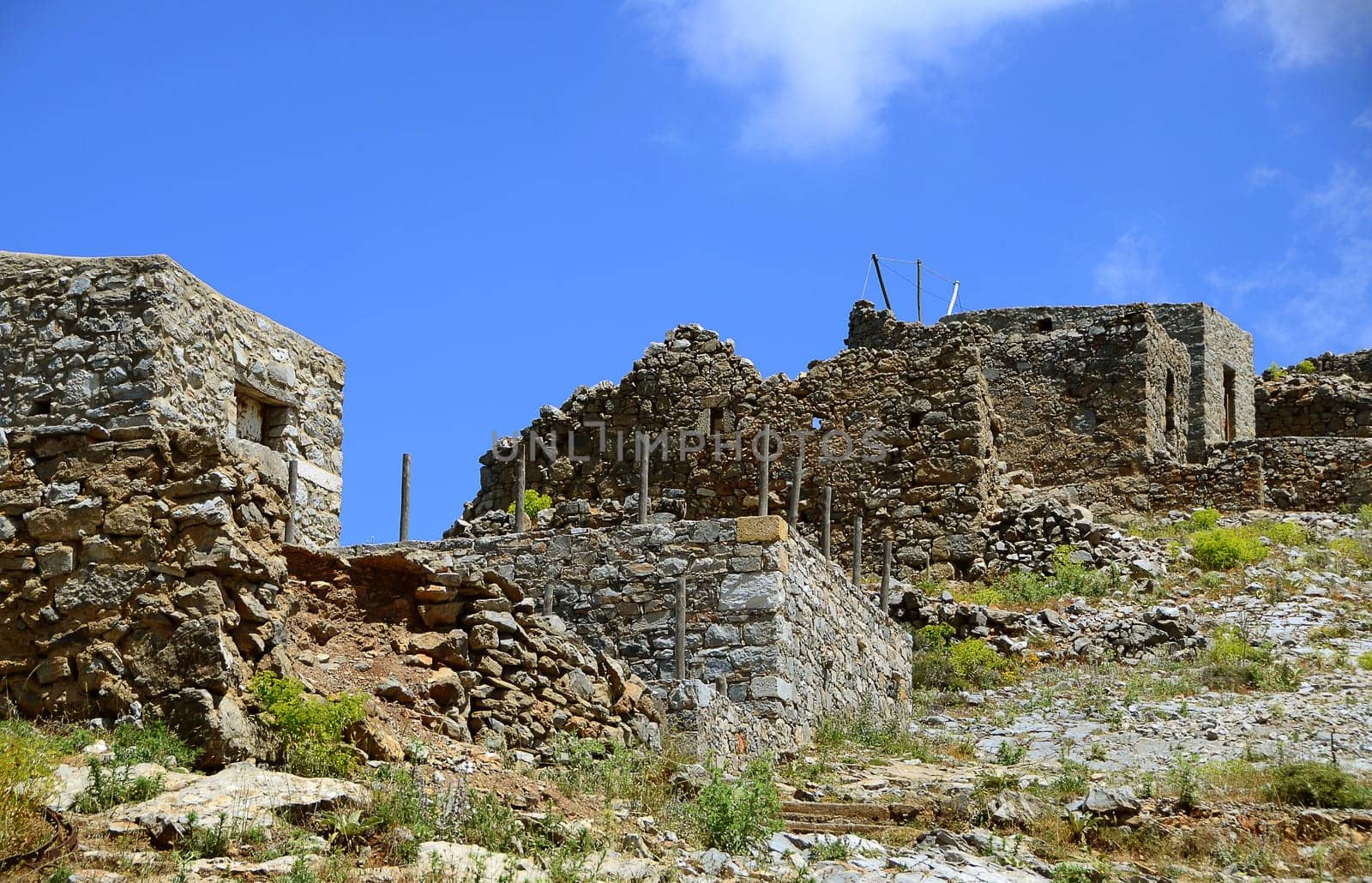 old windmills in Crete
