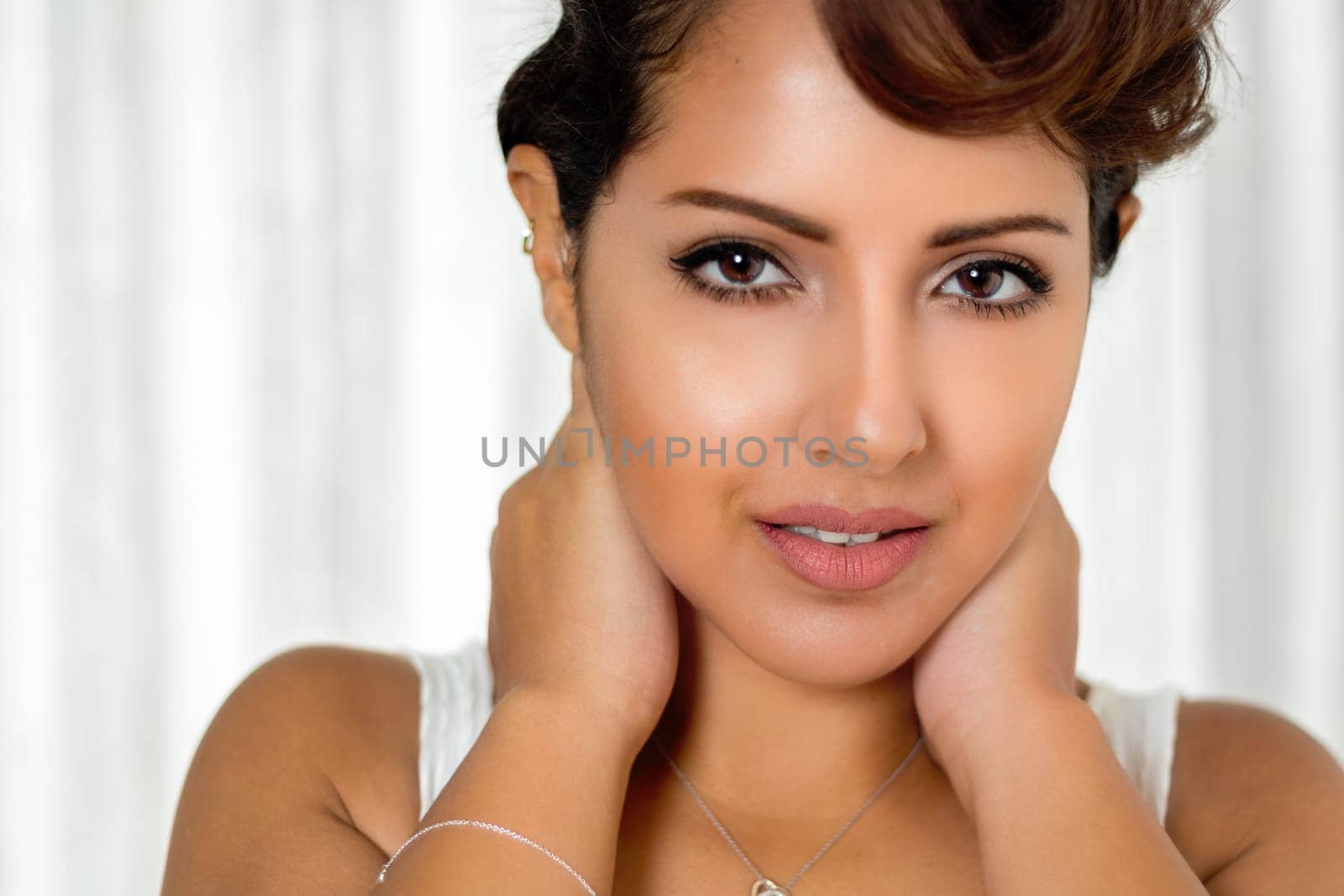 Pretty young middle eastern woman