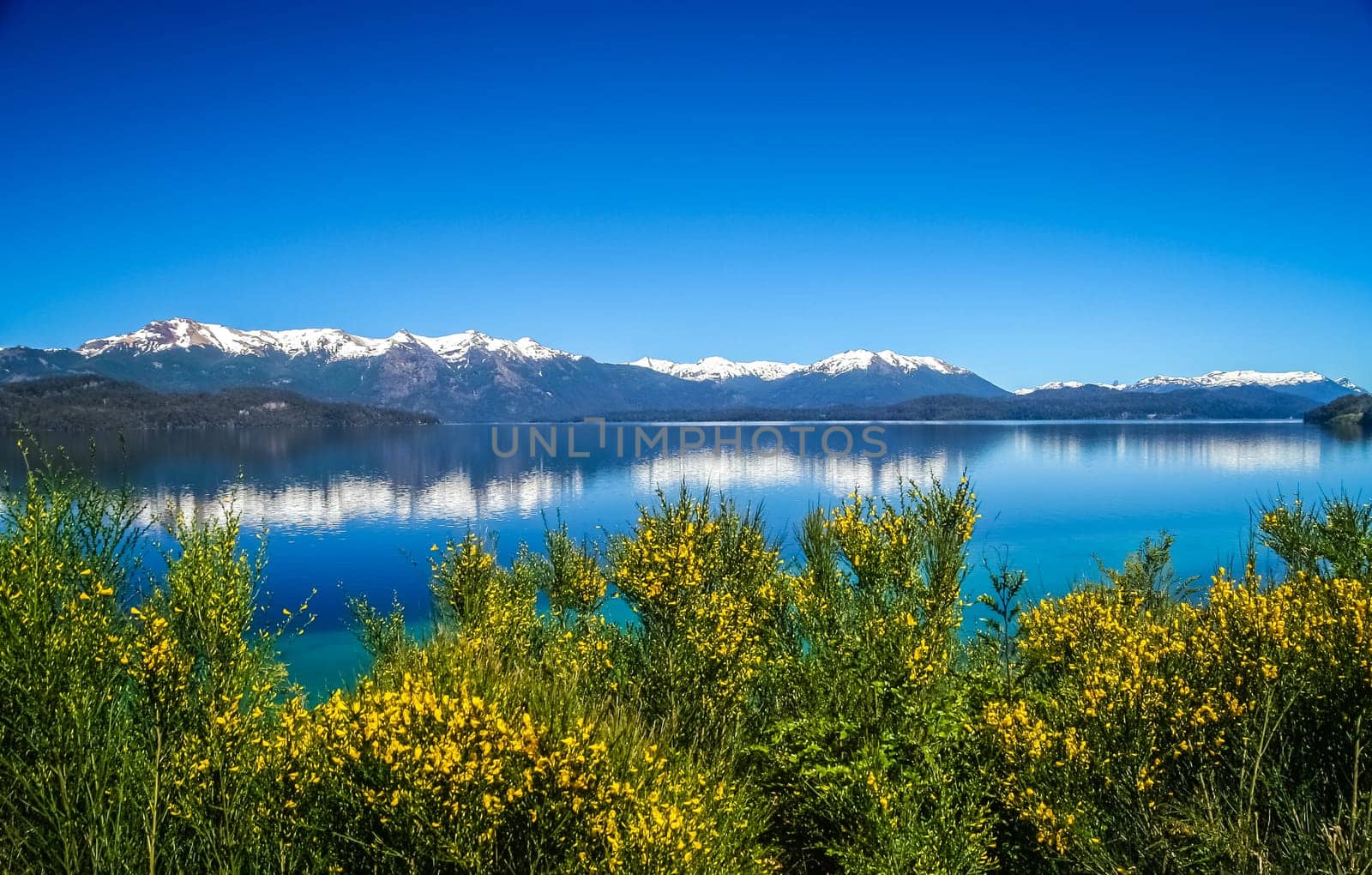 Beautiful lakes in argentinian Lake District near Bariloche, Argentina