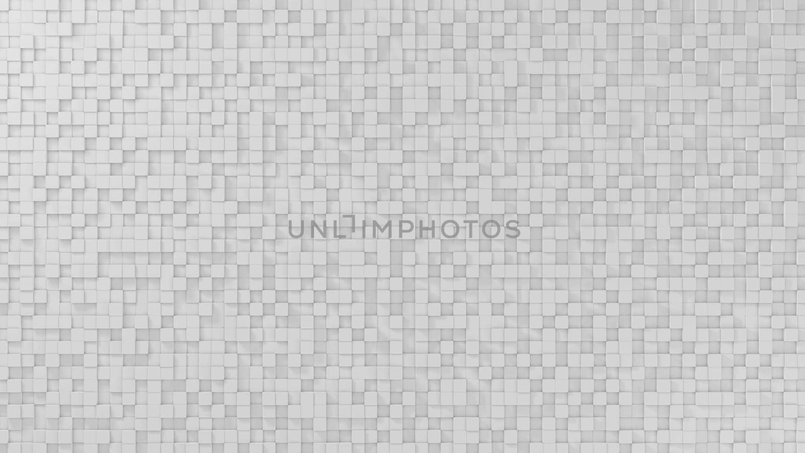 Abstract background in the form of three dimensional cubes. 3d rendering.