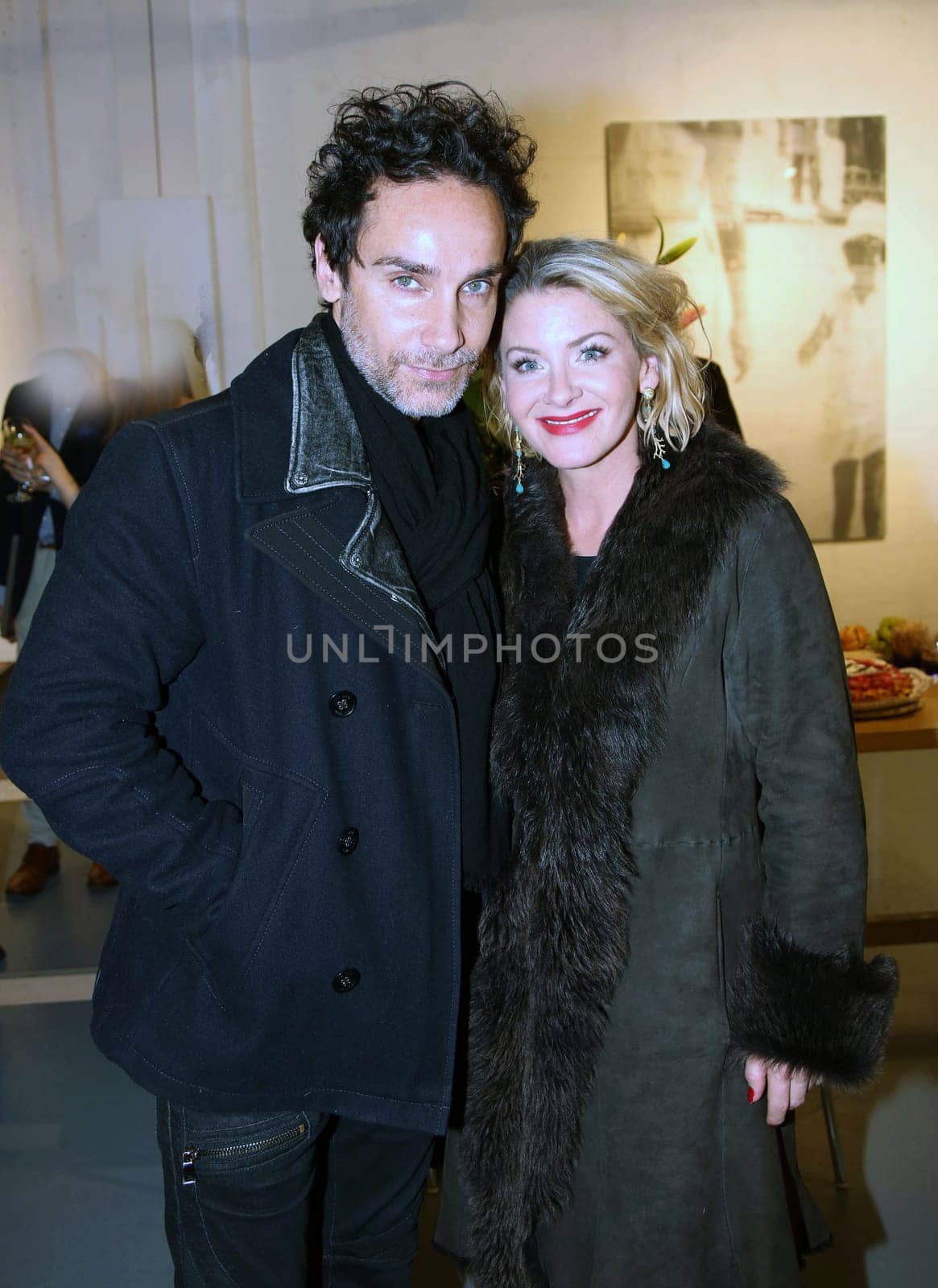 Stefanie Volkmer-Otto with new boyfriend the Italian actor and artist Antonio Del Prete at a vernissage in Hamburg 2017 Stefanie Volkmer-Otto with new boyfriend the Italian actor and artist at a vernissage in Hamburg 2017