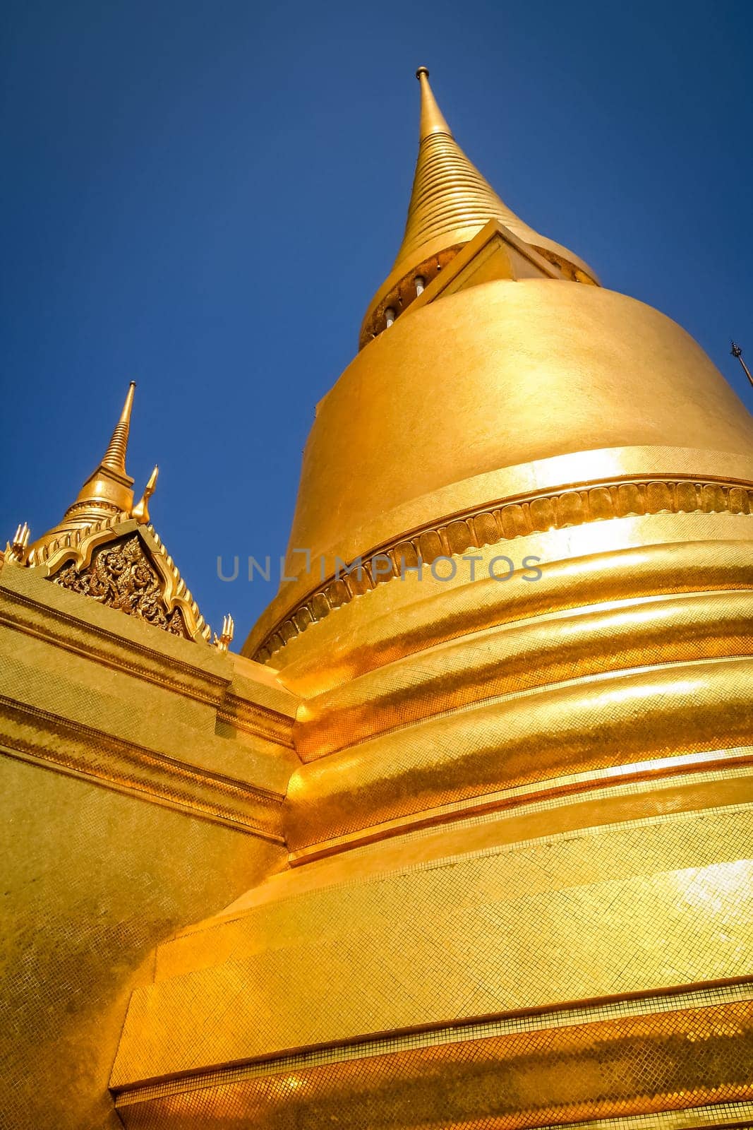 Golden Stupa in the Grand Palace complex in Bangkok, Thailand