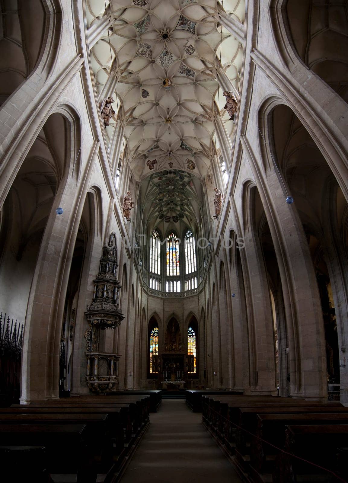 Saint Barbara Church in Kutna Hora is one of the most famous Gothic churches in central Europe and it is a UNESCO world heritage site.