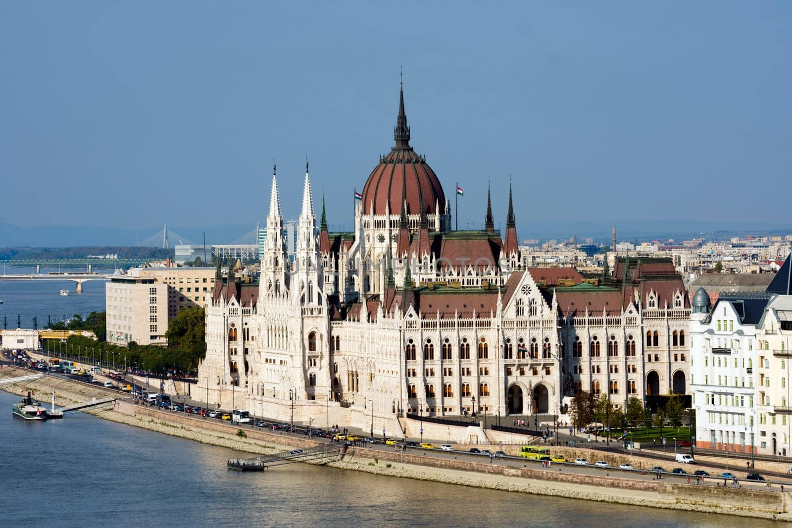 Budapest parliament building, popular landmark in Hungary.
