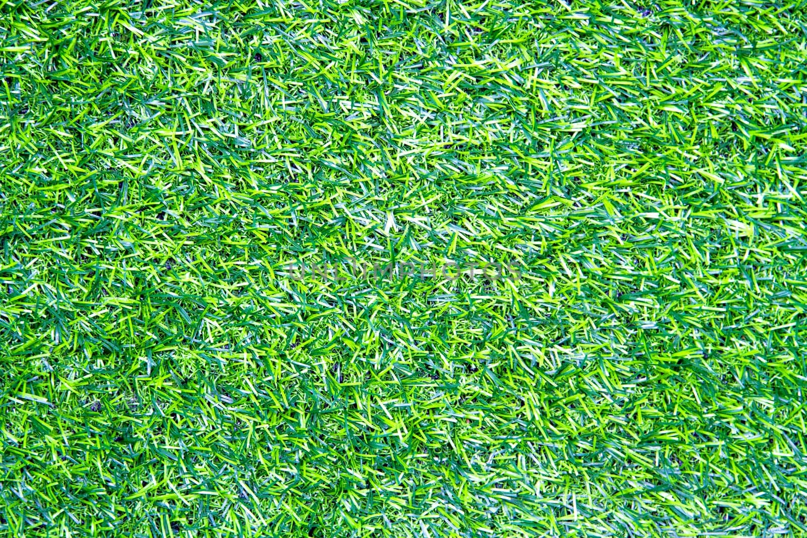 Green artificial grass for background