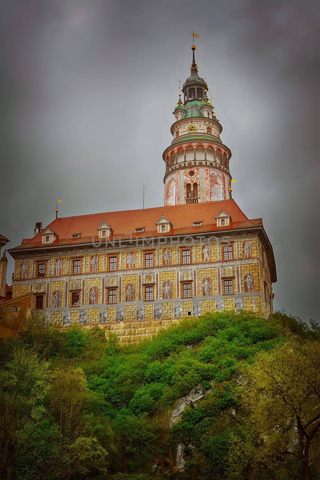 Building of the Cesky Krumlov, Czech Repulic