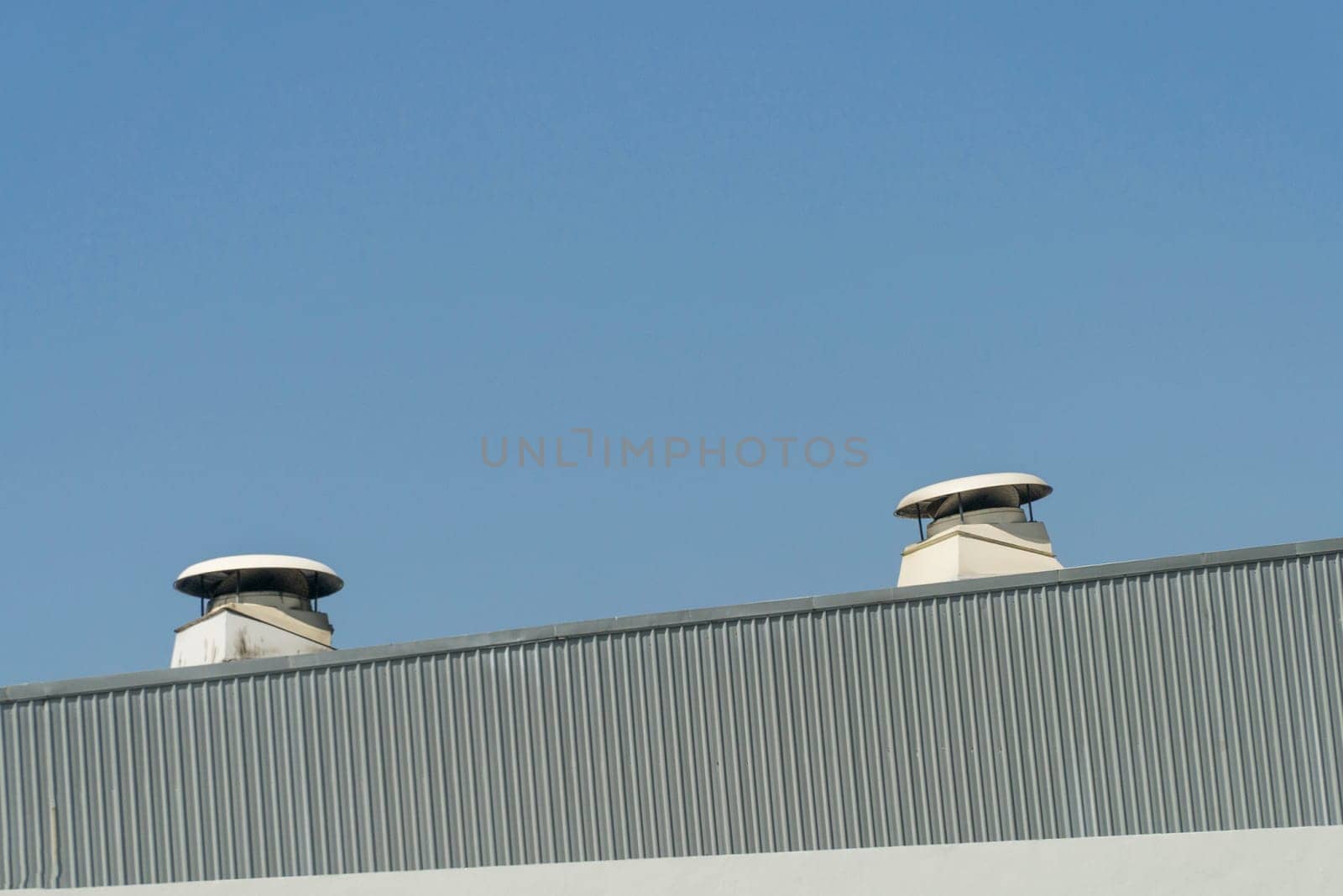 Air blower for factory on the roof