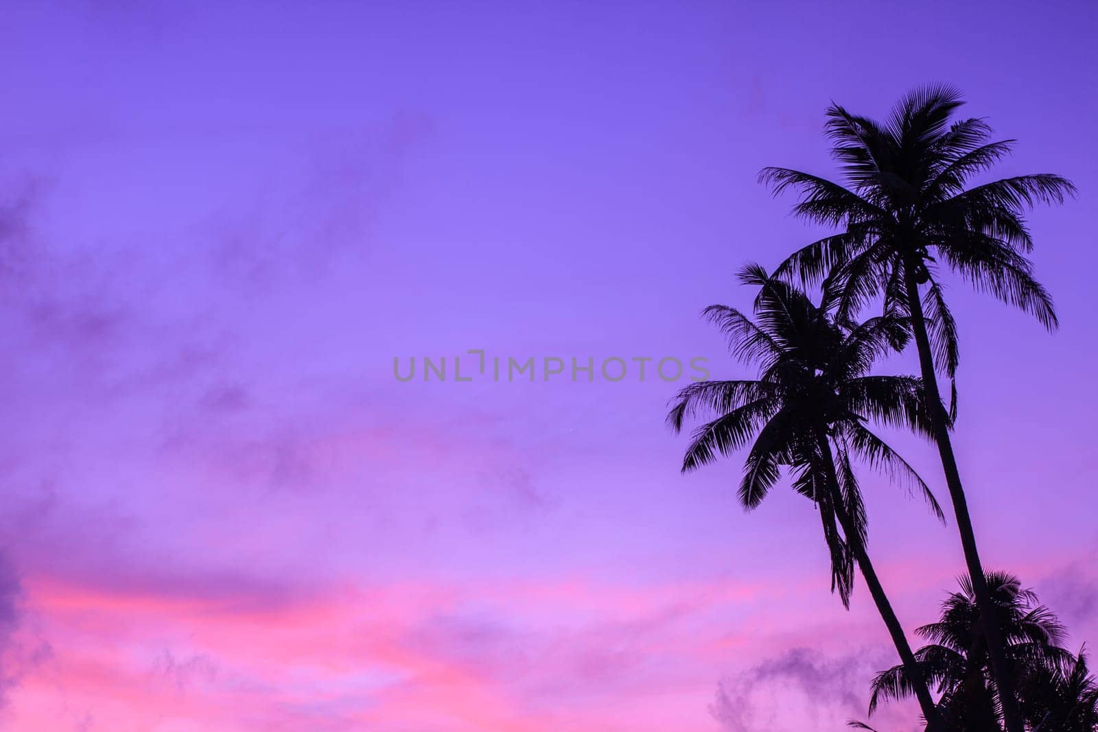 beautiful sunrise on beach and tropical sea in summer