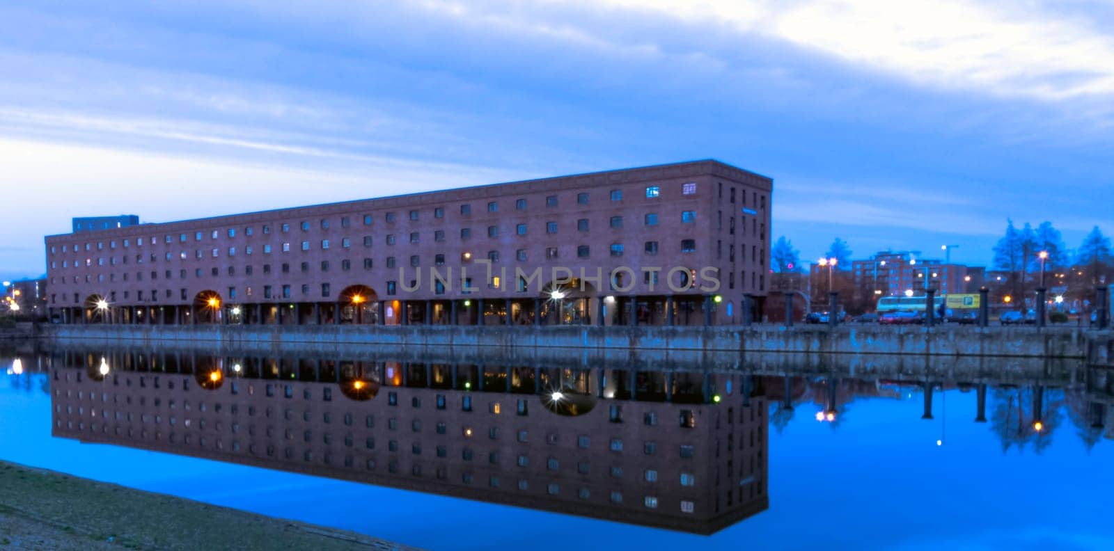 Liverpool docks in Keel Wharf waterfront of the River Mersey, Liverpool, United Kingdom on 26th