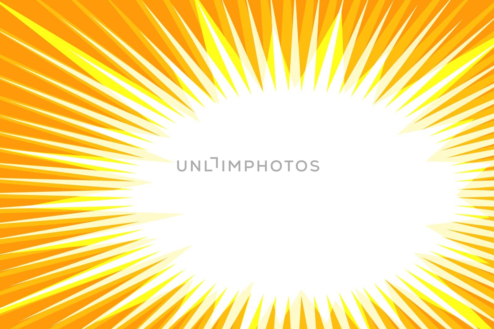 Pop art yellow background explosion retro vector illustration
