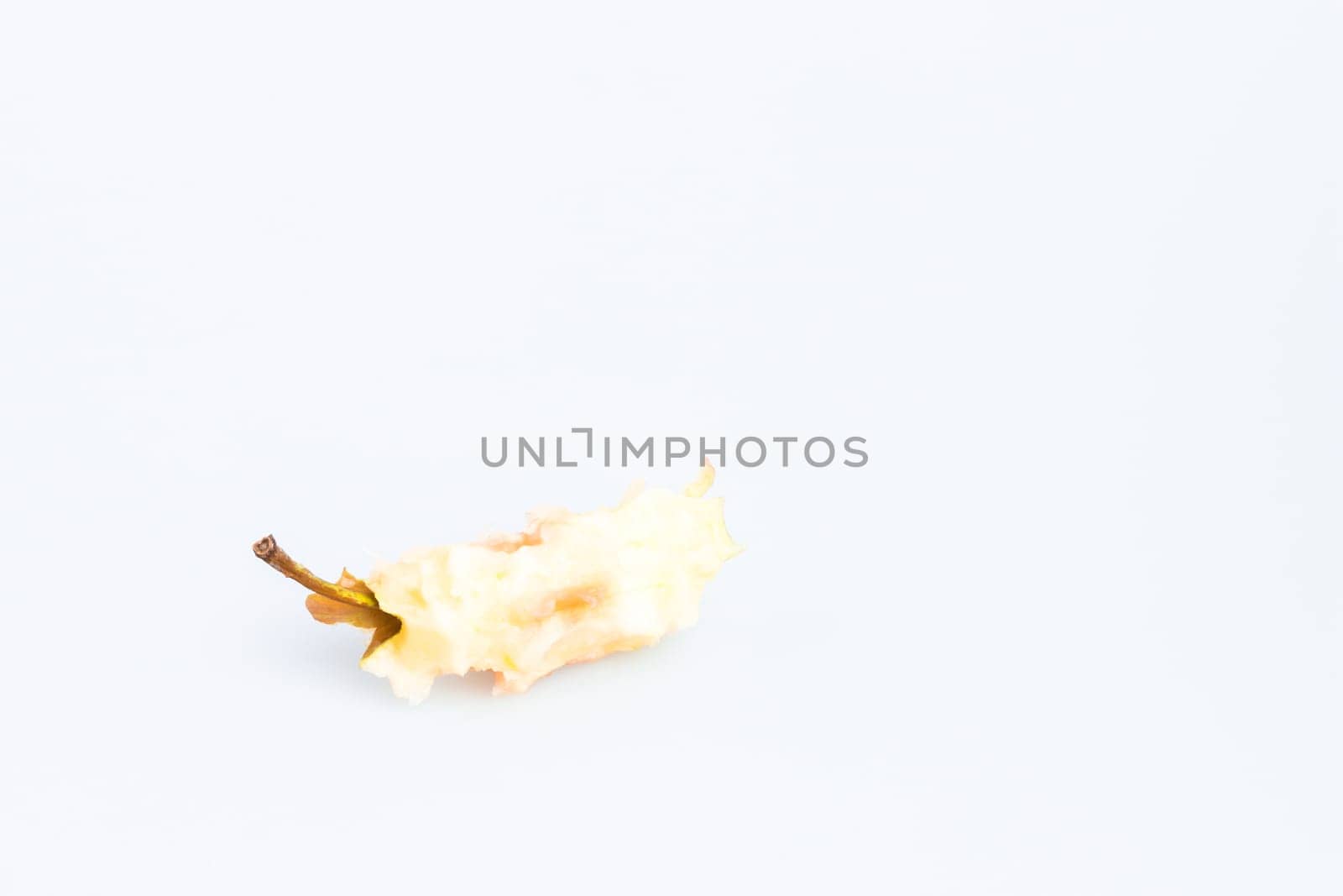 Apple torsel on White Background.