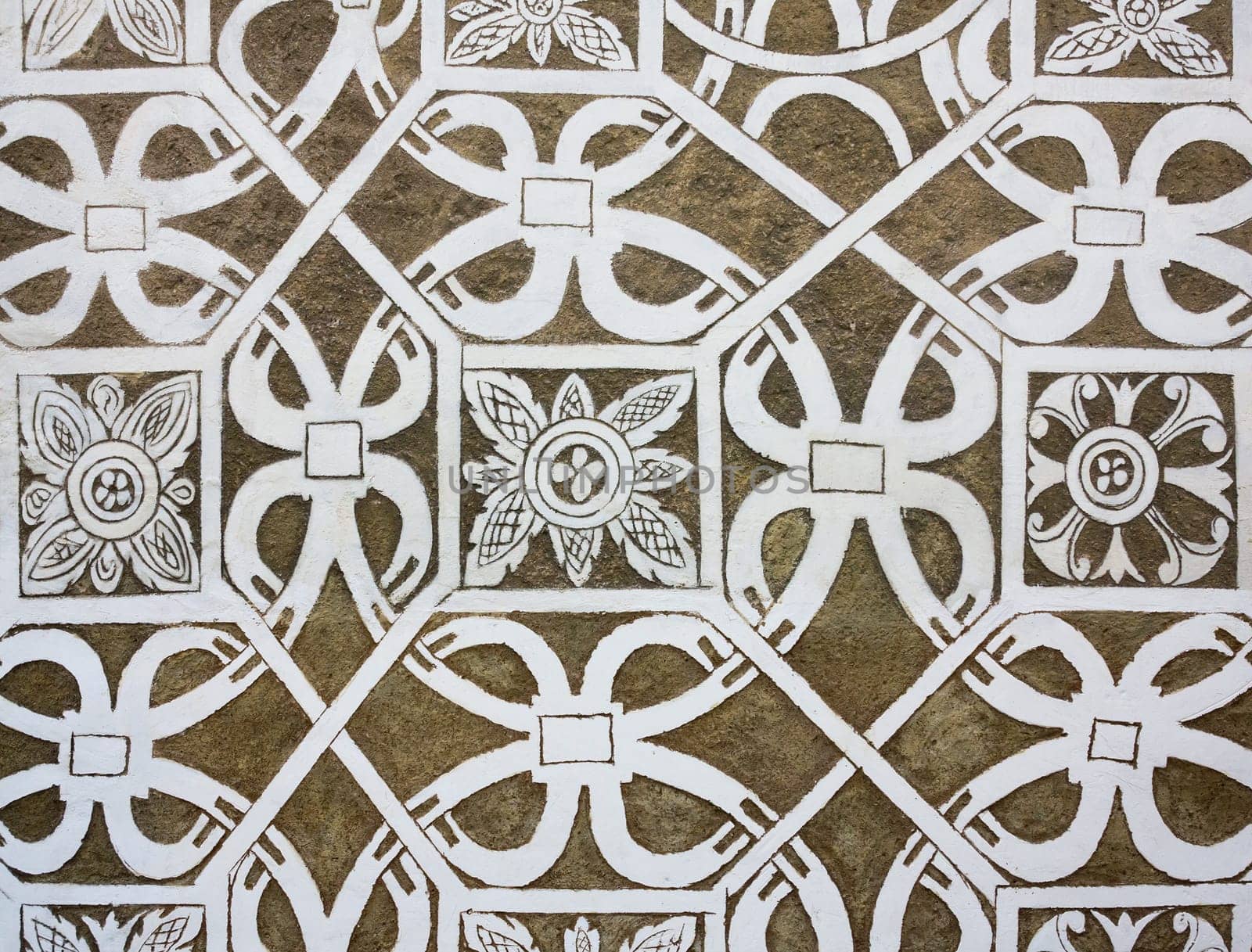 Sgraffito - Renaissance decoration of stucco of walls by scraping