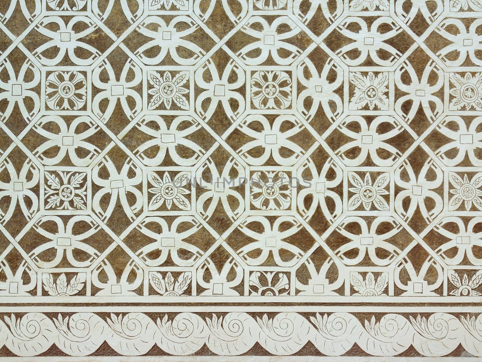 Sgraffito - Renaissance decoration of stucco of walls by scraping