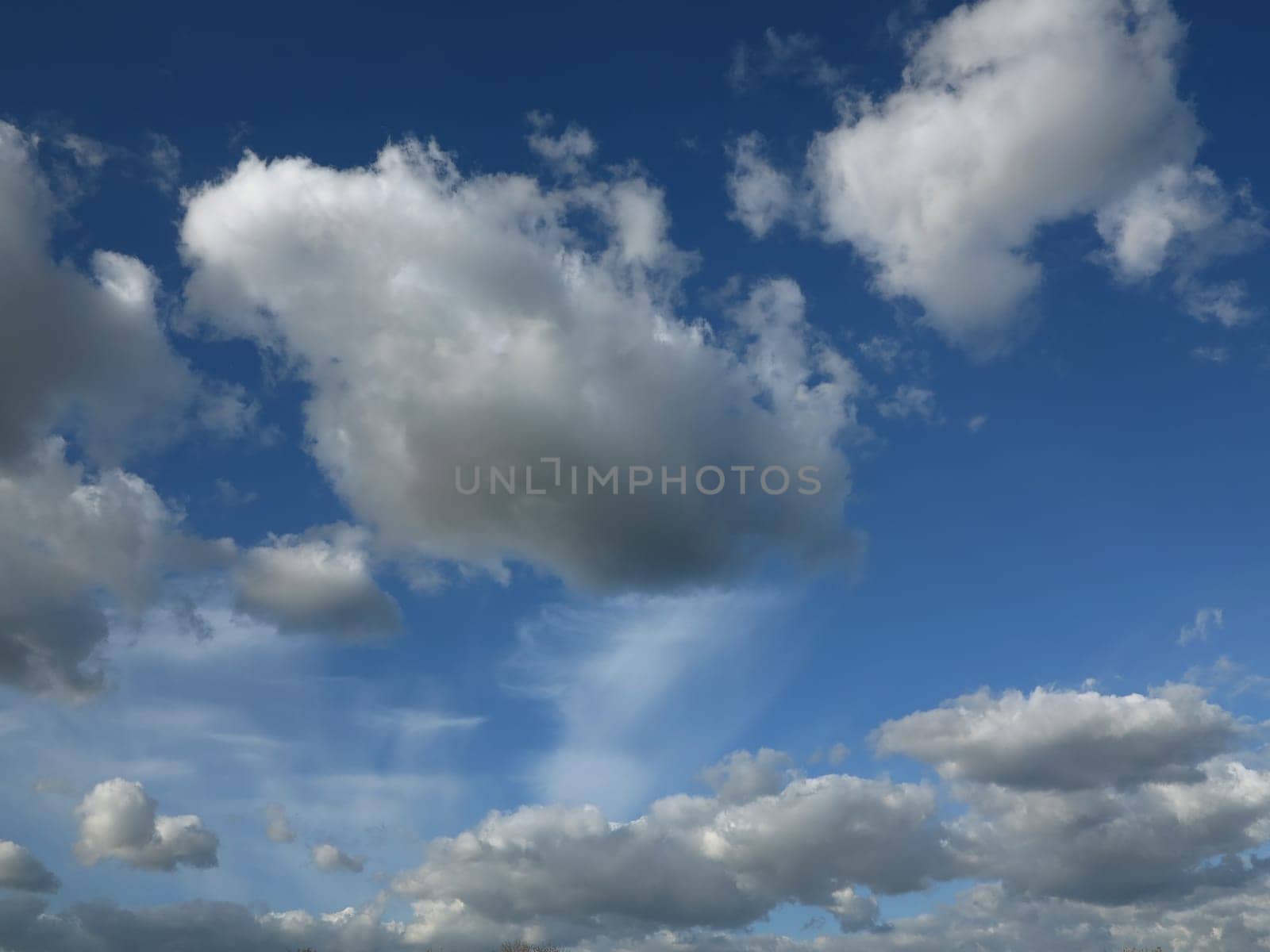Clouds on the sky - floating clouds
