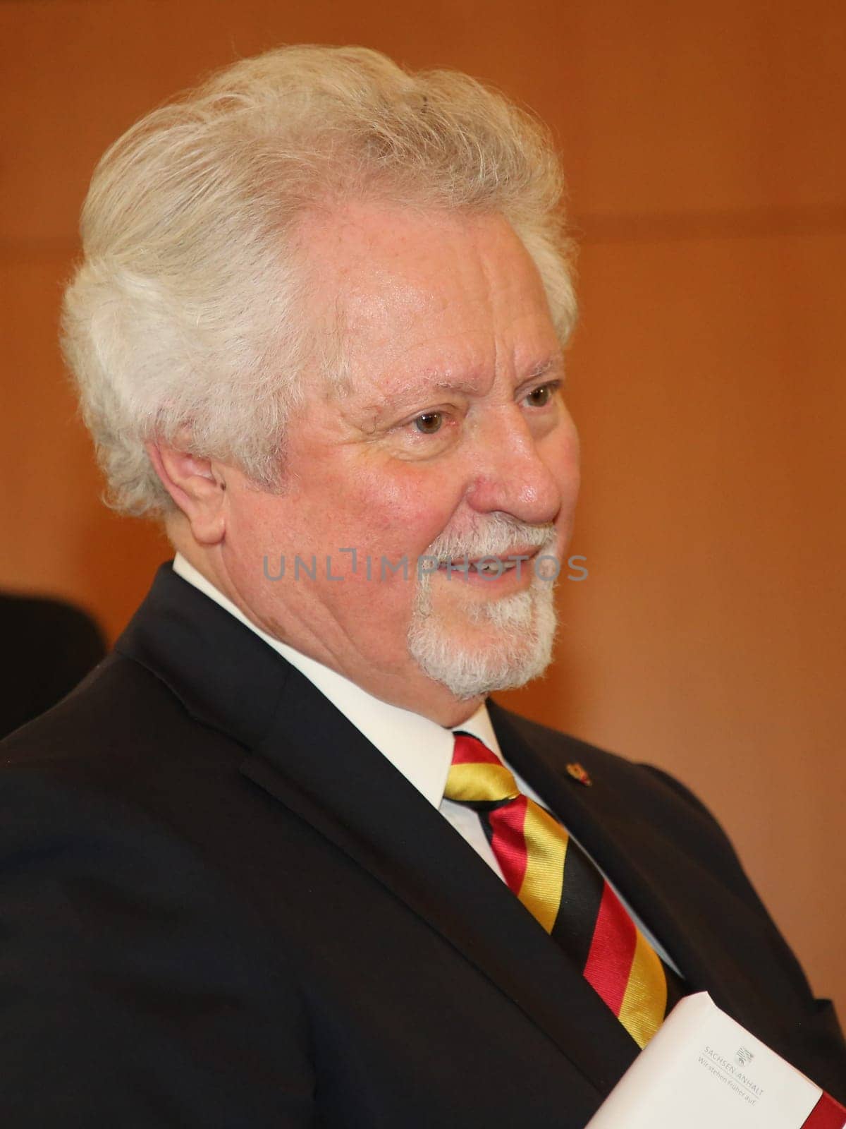 Former Lord Mayor of Magdeburg Willi Polte (SPD) at the ceremony for the 80th birthday of Magdeburg honorary citizen Willi Polte