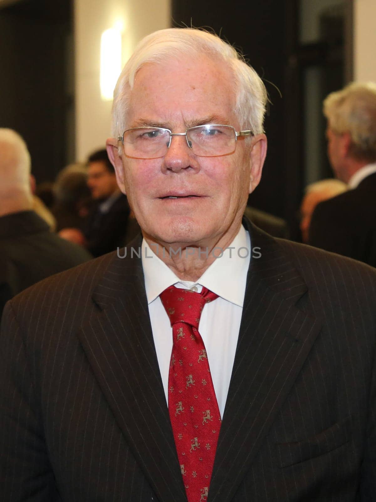 Ex-Prime Minister of Lower Saxony and ex-Lord Mayor of Braunschweig Gerhard Glogowski (SPD) at the ceremony for the 80th birthday of Magdeburg honorary citizen Willi Polte