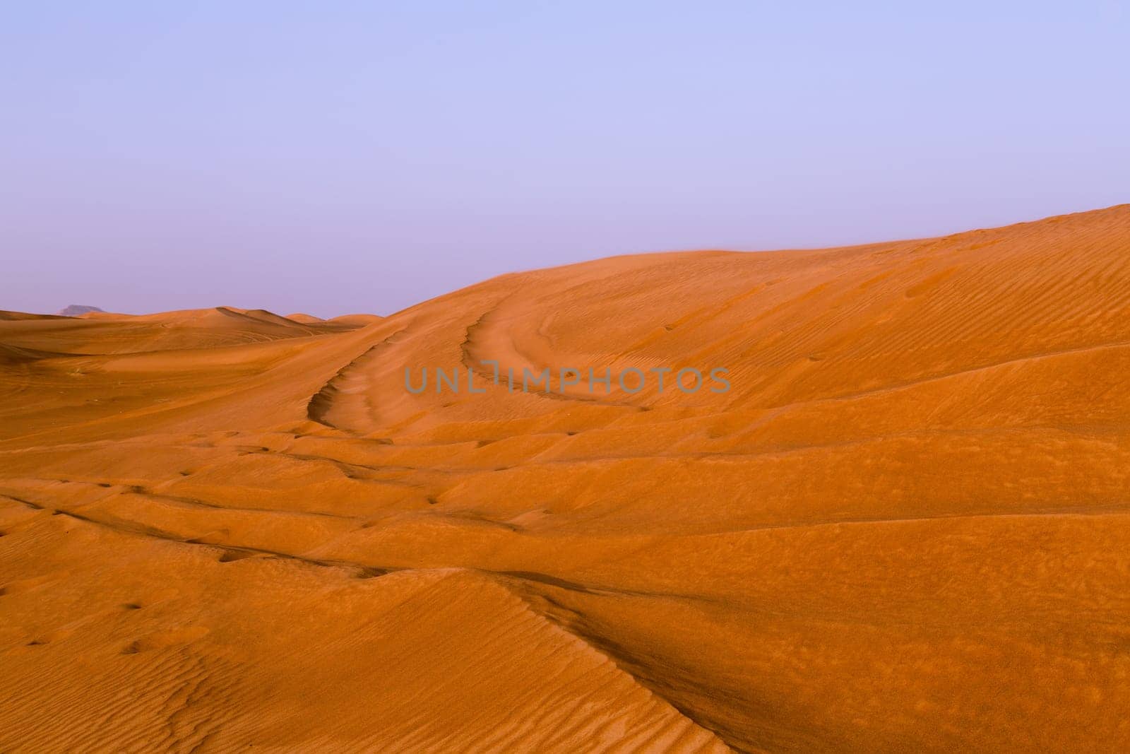 The Red sand of the Pink Rock Desert, Sharjah, Dubai, UAE
