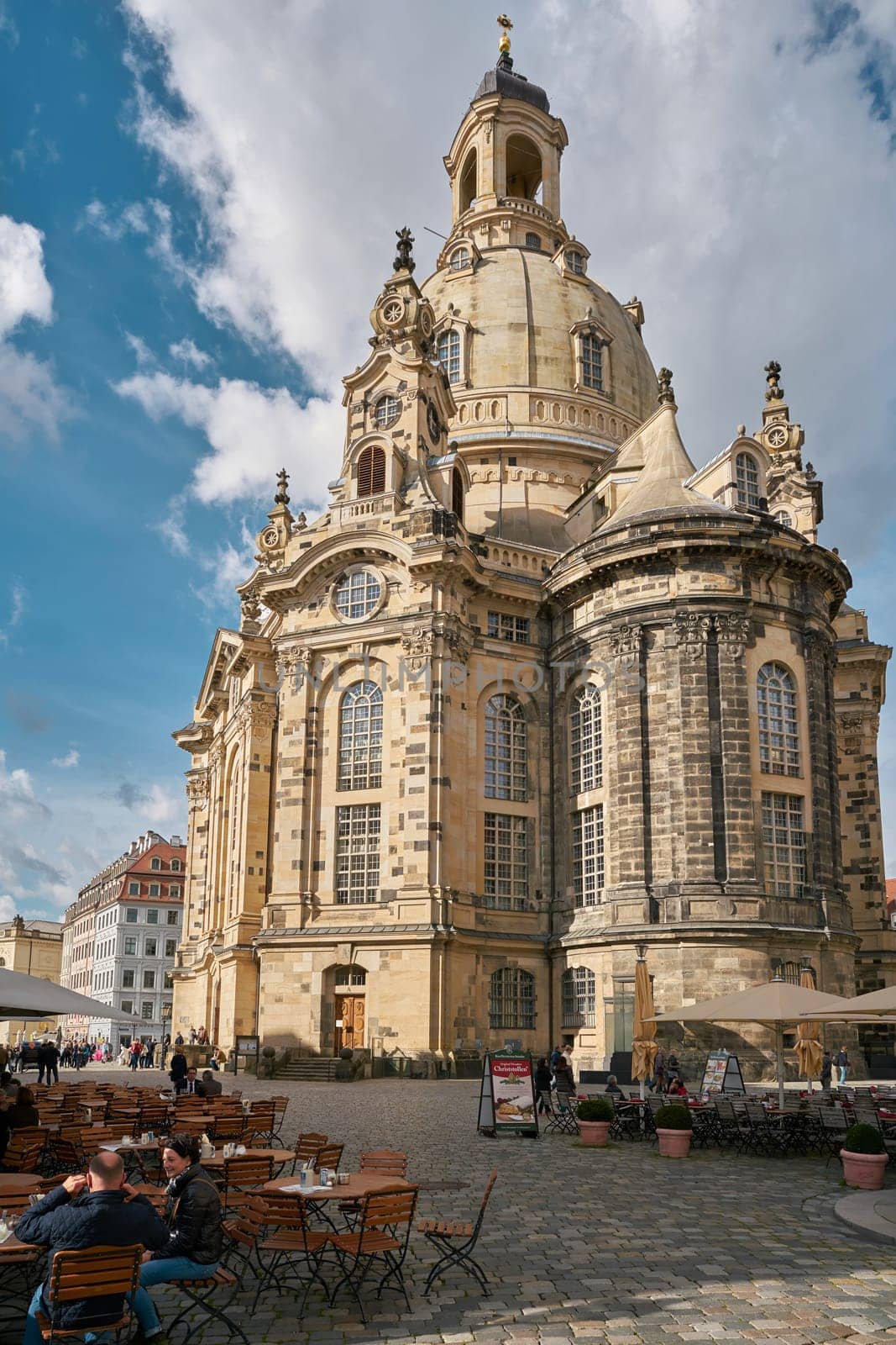 Frauenkirche in the old town of Dresden