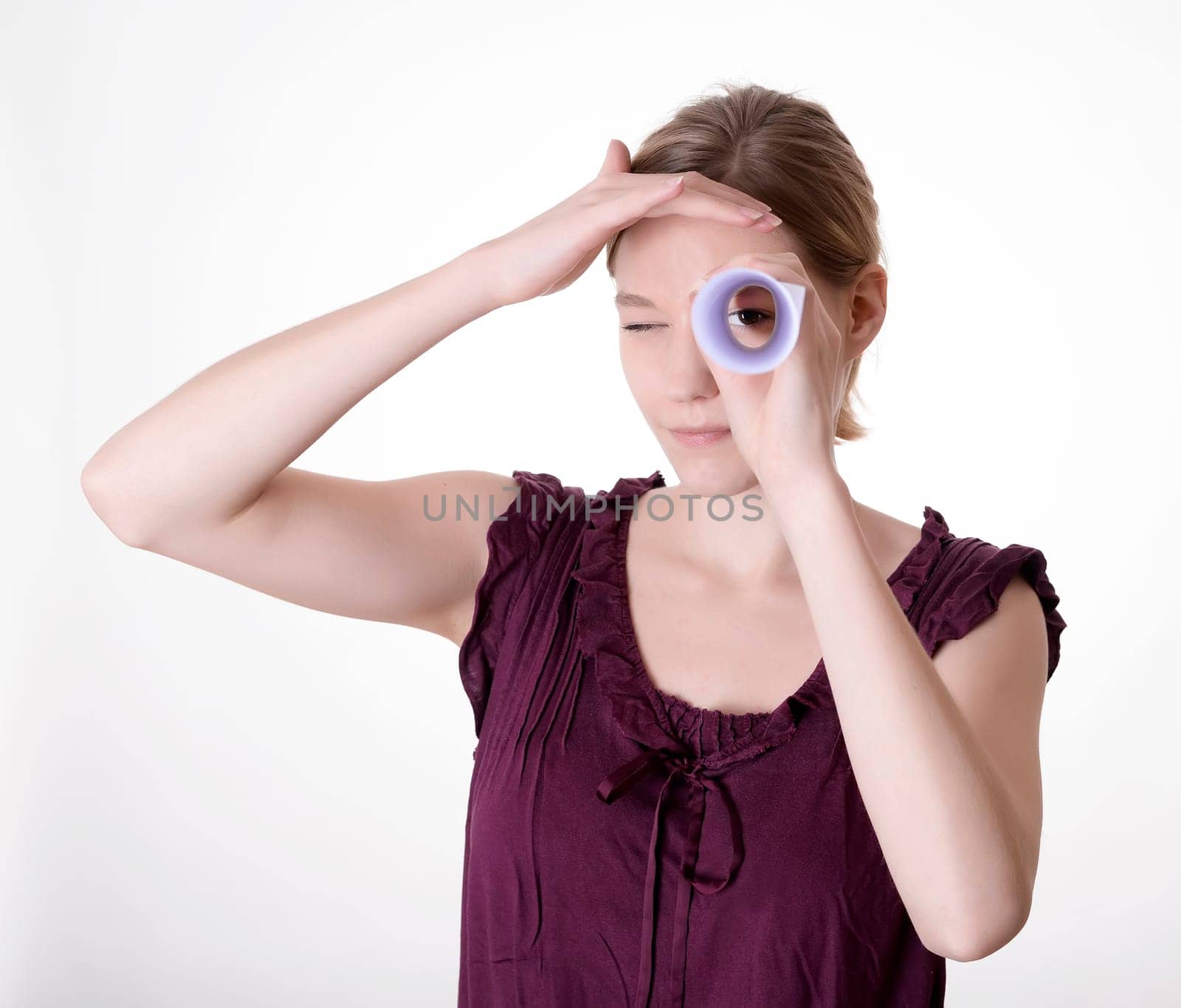 Woman with vision