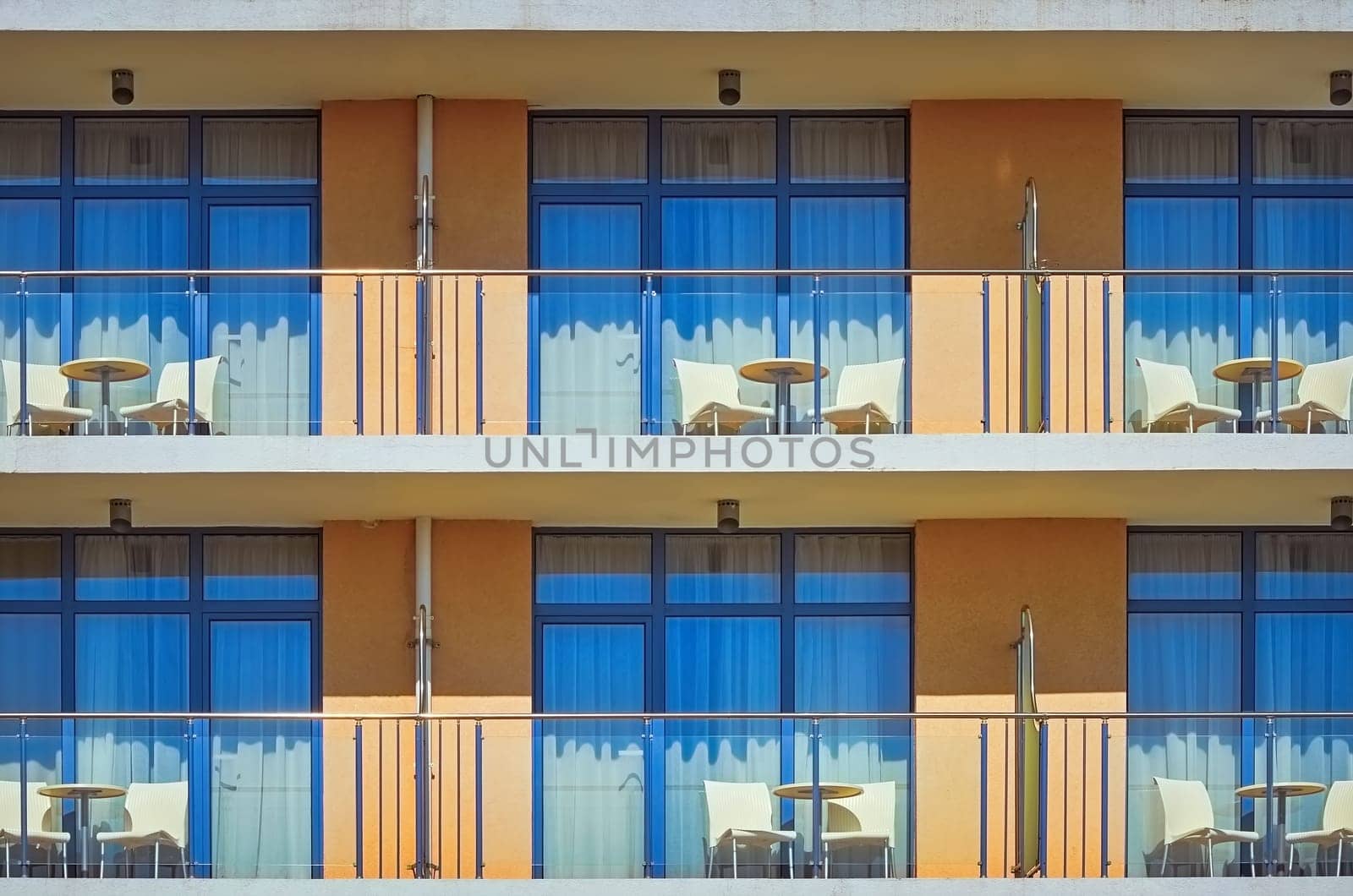 Facade of Modern Building. Varna, Bulgaria