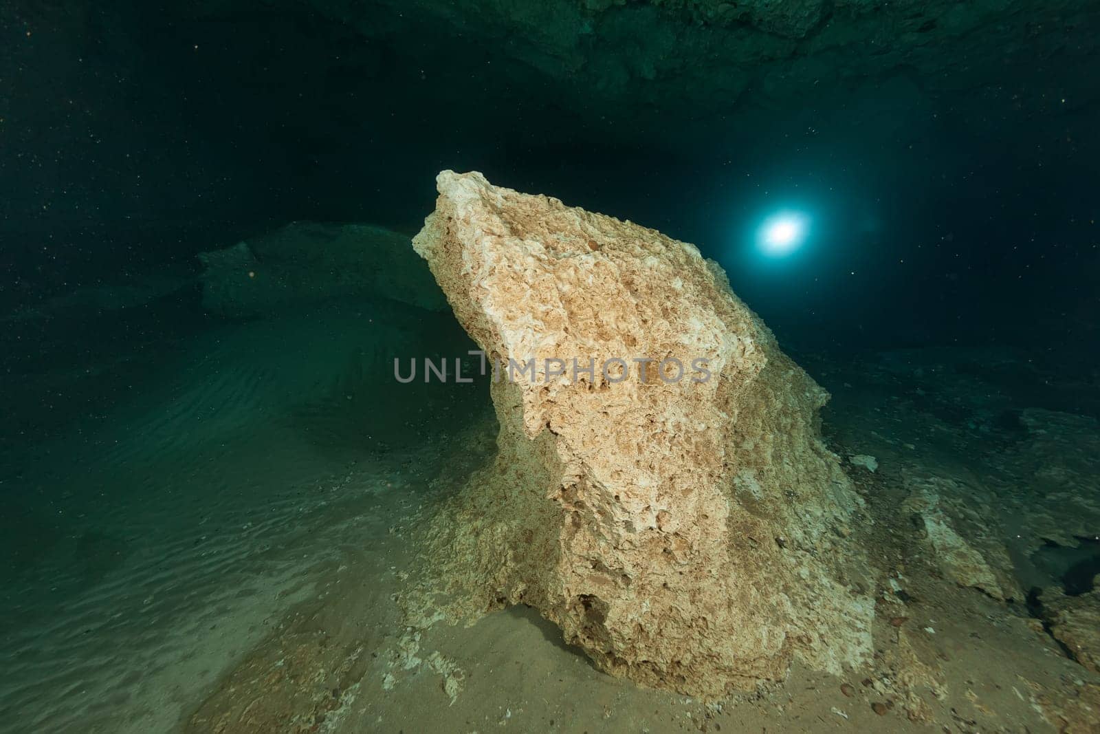 divers underwater caves diving Florida Jackson Blue cave USA