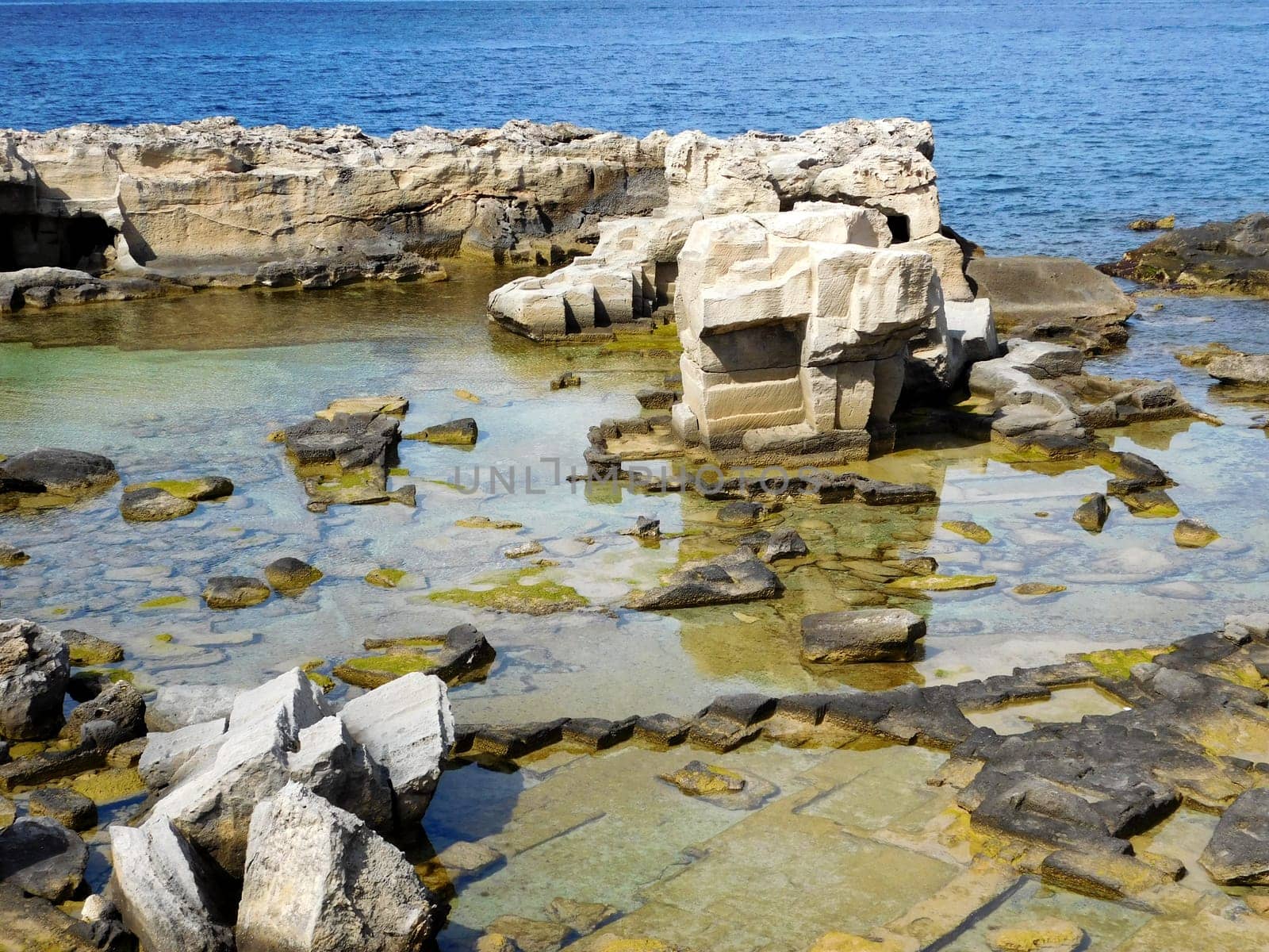 stones and rocks at the sea
