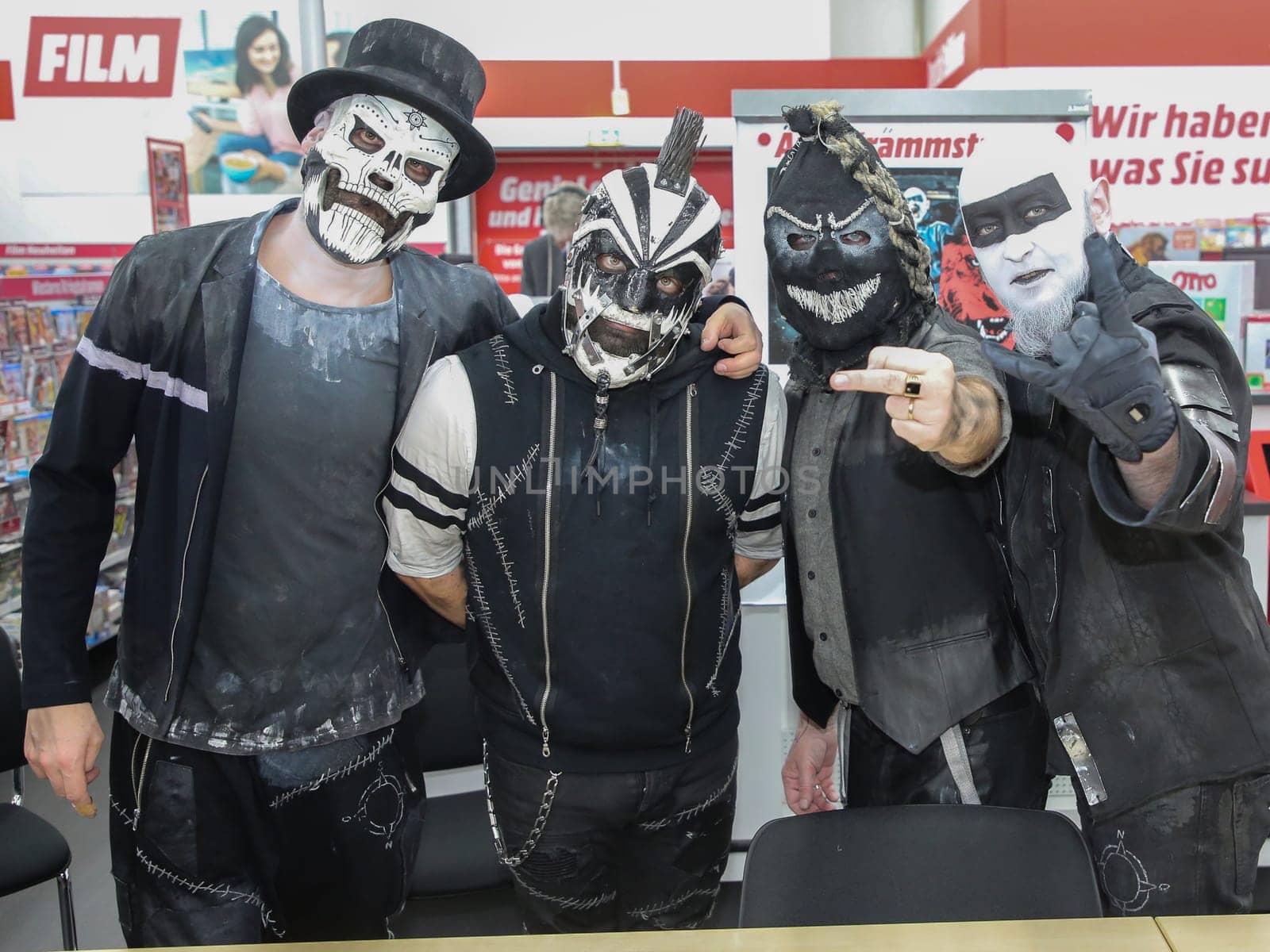 HÄMATOM during an autograph session on 30.01.2018 in Magdeburg